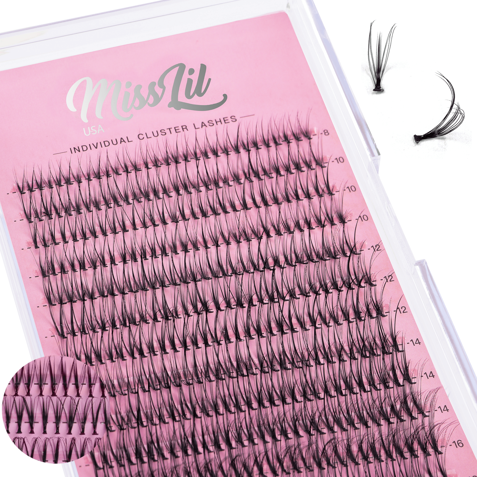 DIY lash Clusters Mix Tray AD-37 - Miss Lil USA Wholesale