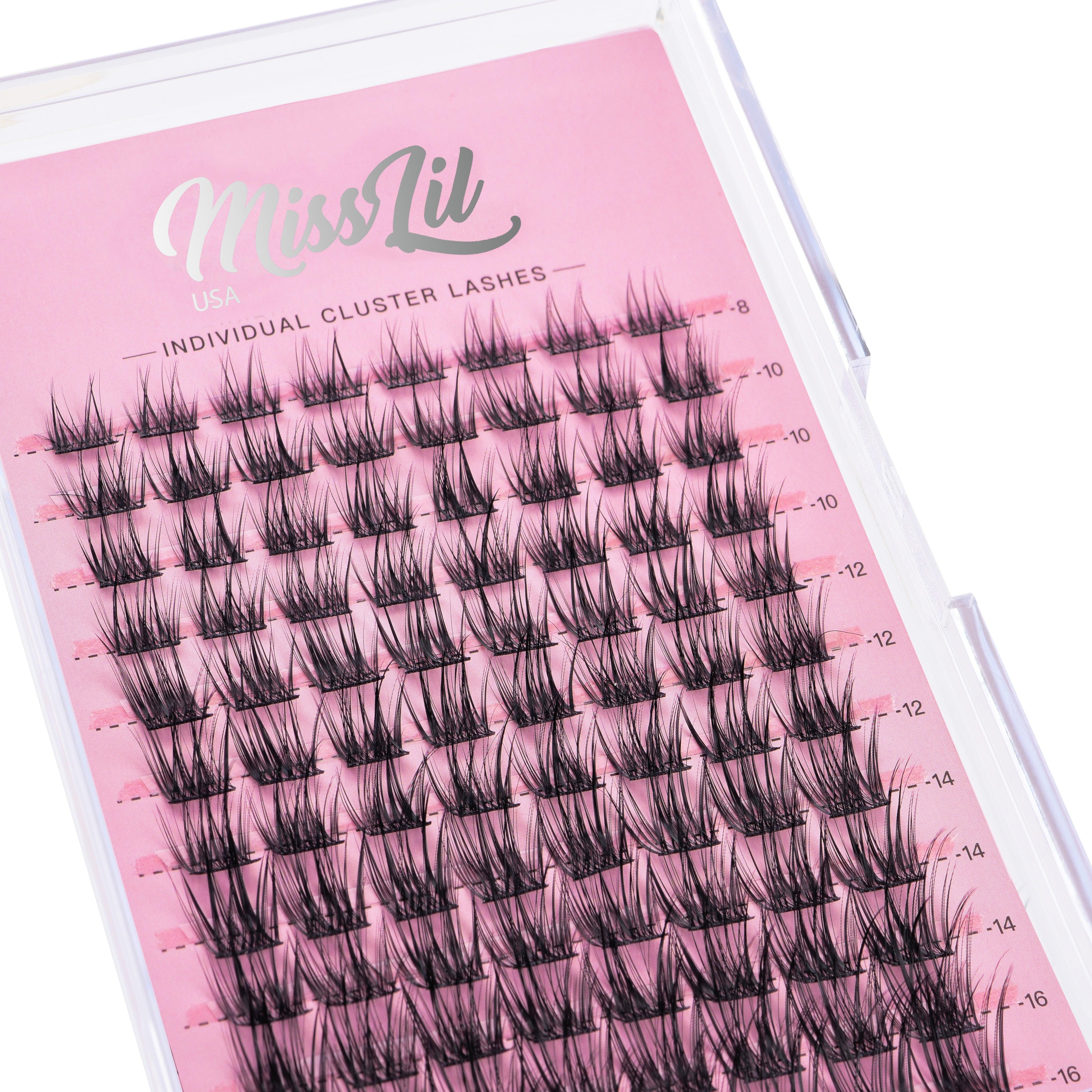 DIY Cluster Eyelashes AD-38 (Large Mixed Tray) - Miss Lil USA Wholesale