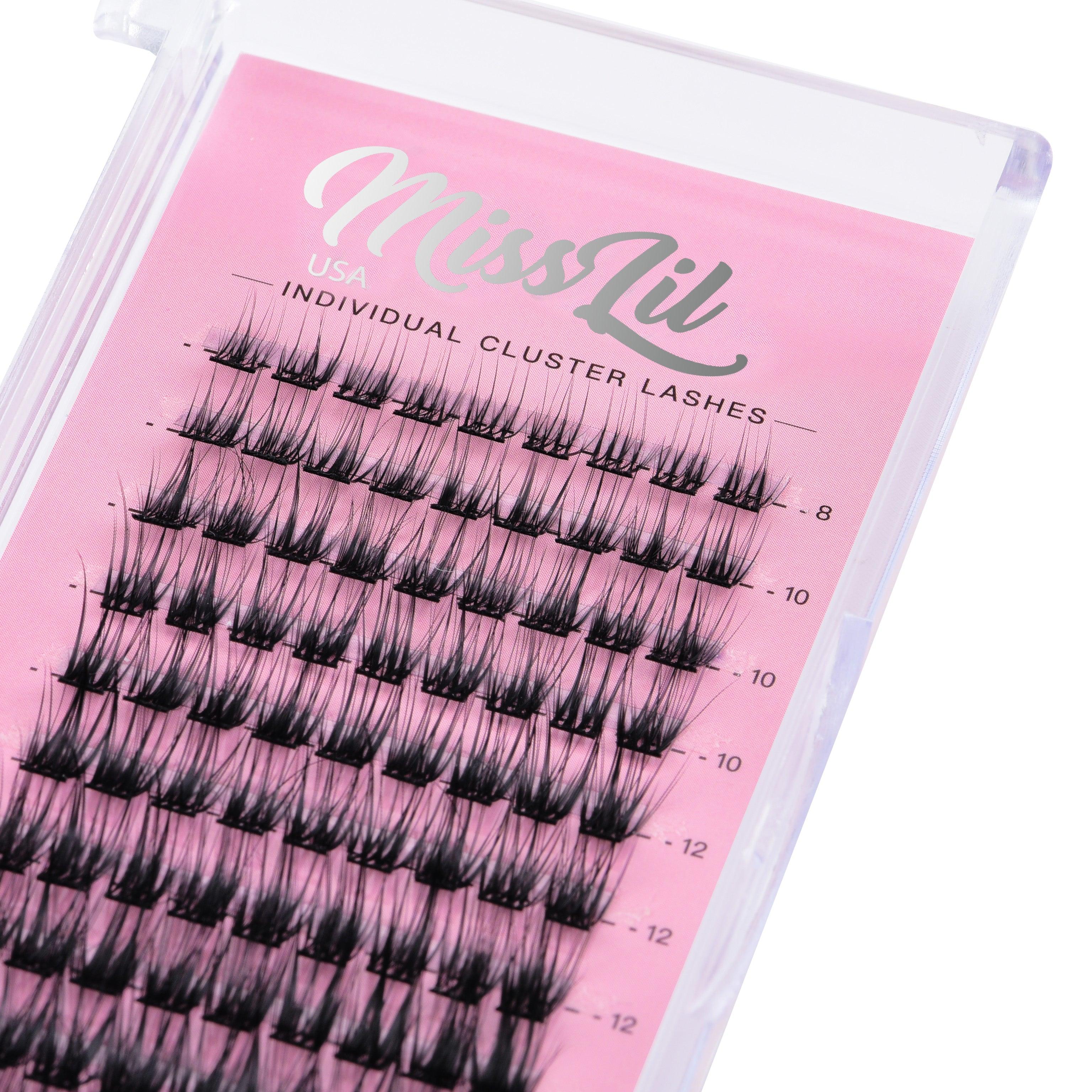 DIY Individual Cluster Lashes AD-07 Small MIX Tray - Miss Lil USA Wholesale