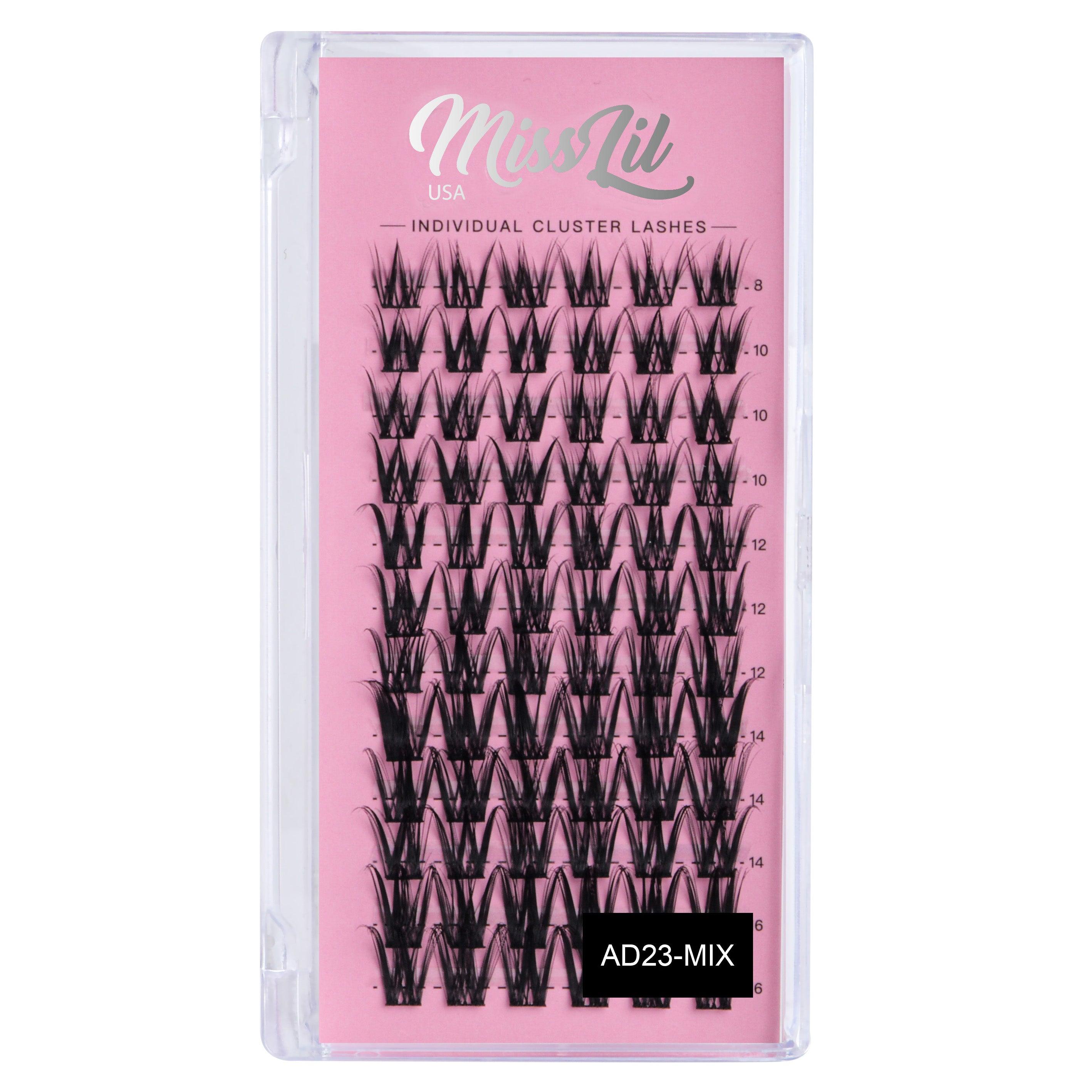 DIY Individual Cluster lashes AD-23 Small MIX - Miss Lil USA Wholesale