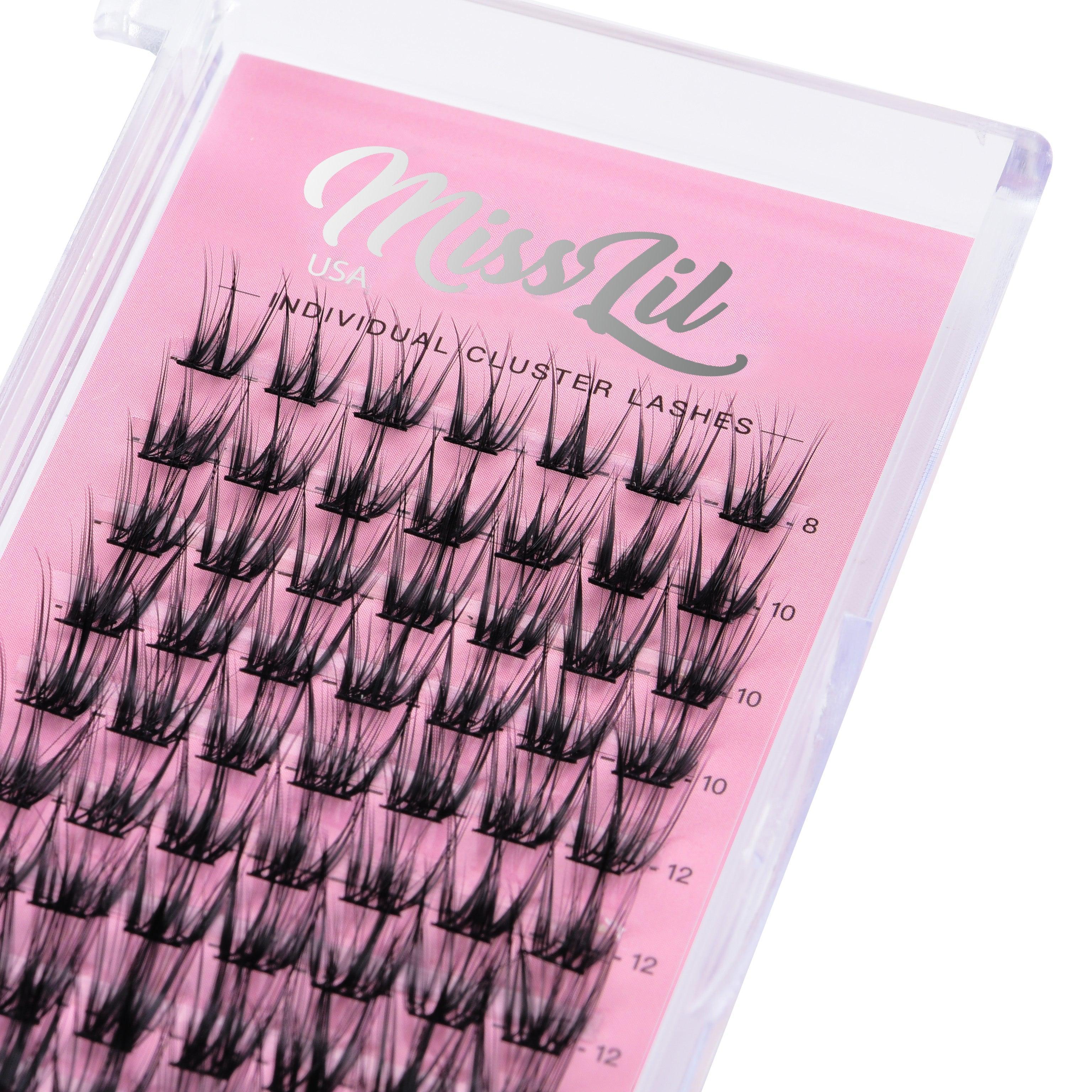 DIY Individual Cluster lashes AD-28 Small MIX Tray - Miss Lil USA Wholesale