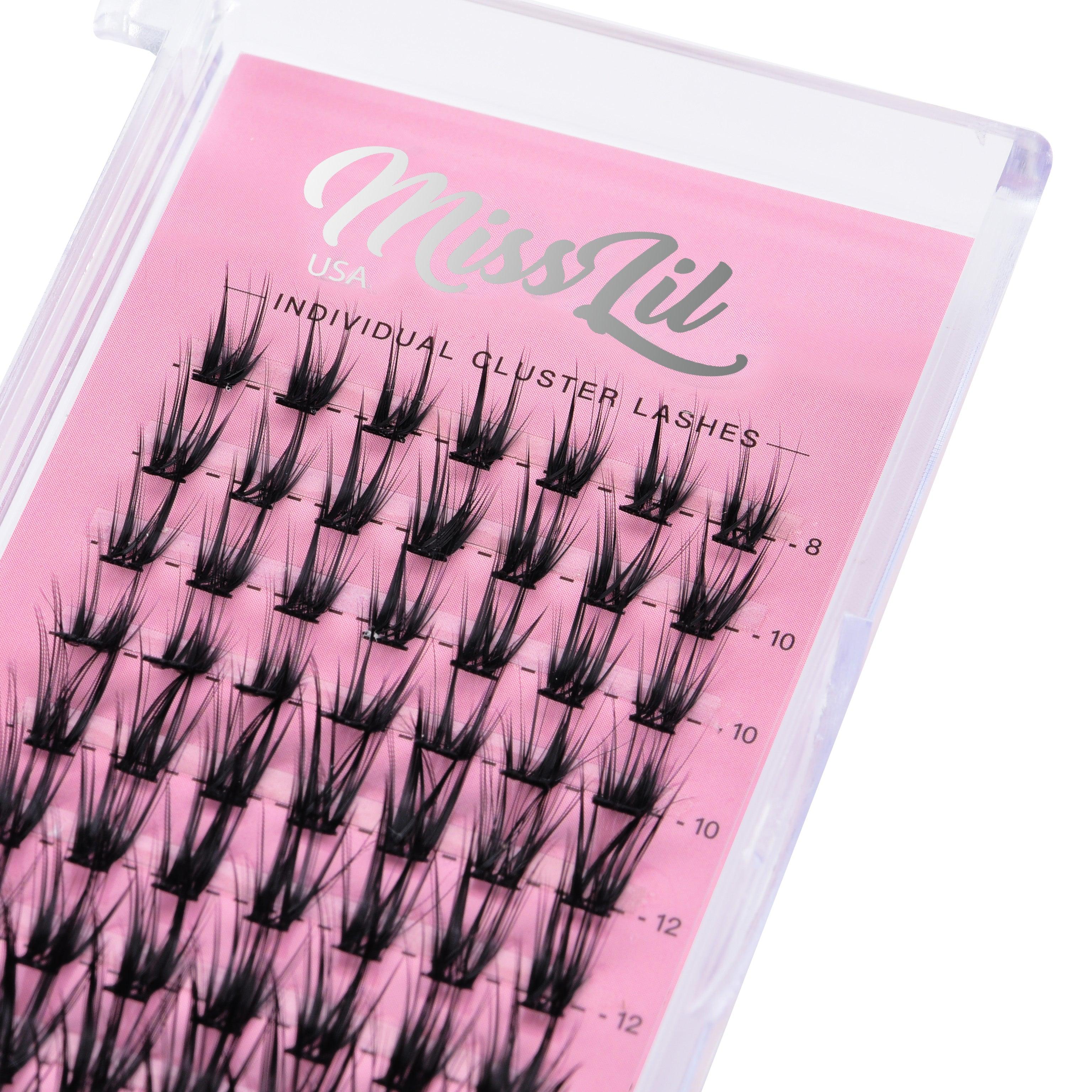 DIY Cluster eyelash extensions AD-32 Small MIX Tray - Miss Lil USA Wholesale