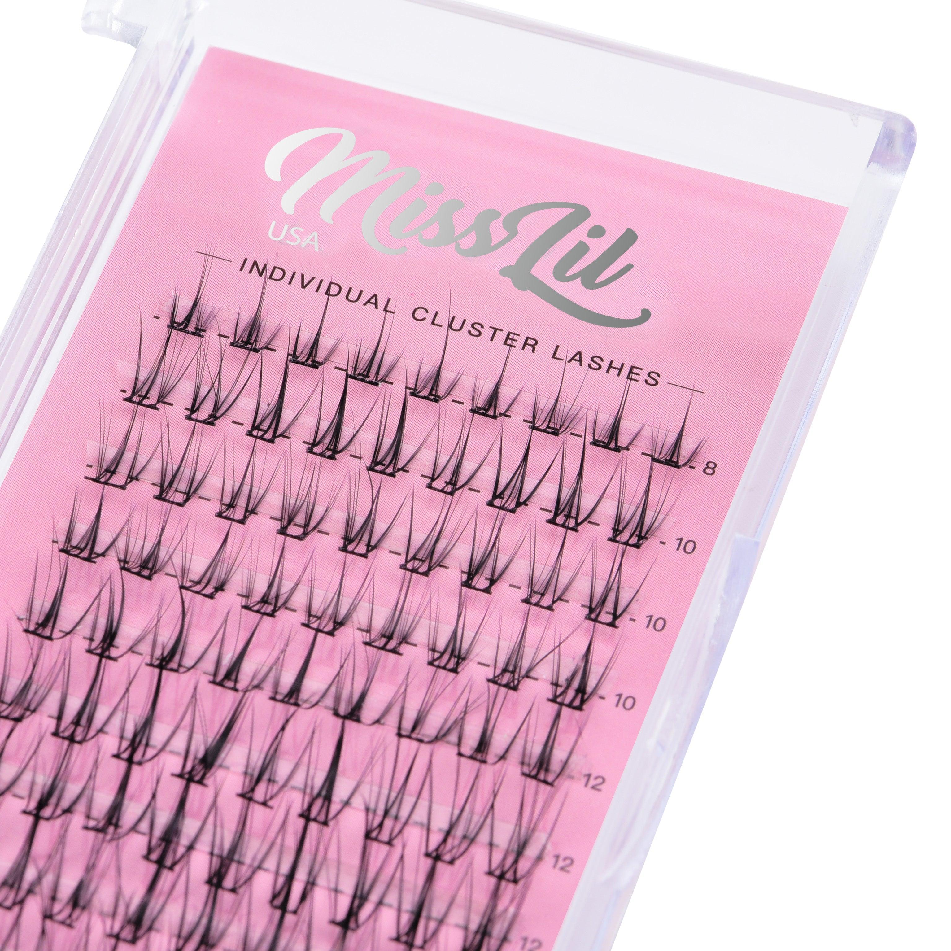 DIY Cluster eyelash extensions AD-34 Small MIX Tray - Miss Lil USA Wholesale