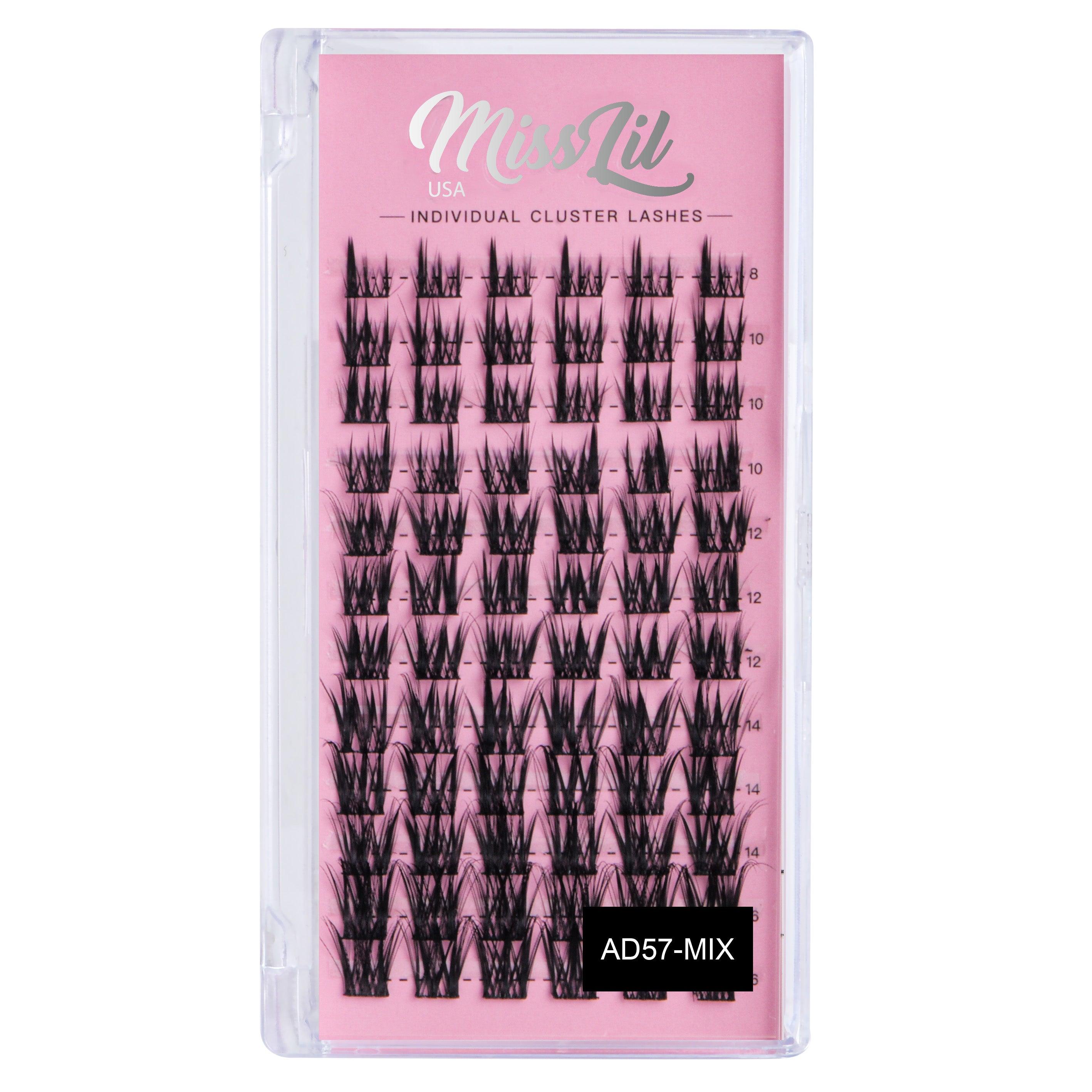 Eyelash Clusters AD-57 Small Mix Tray- Miss Lil USA Wholesale