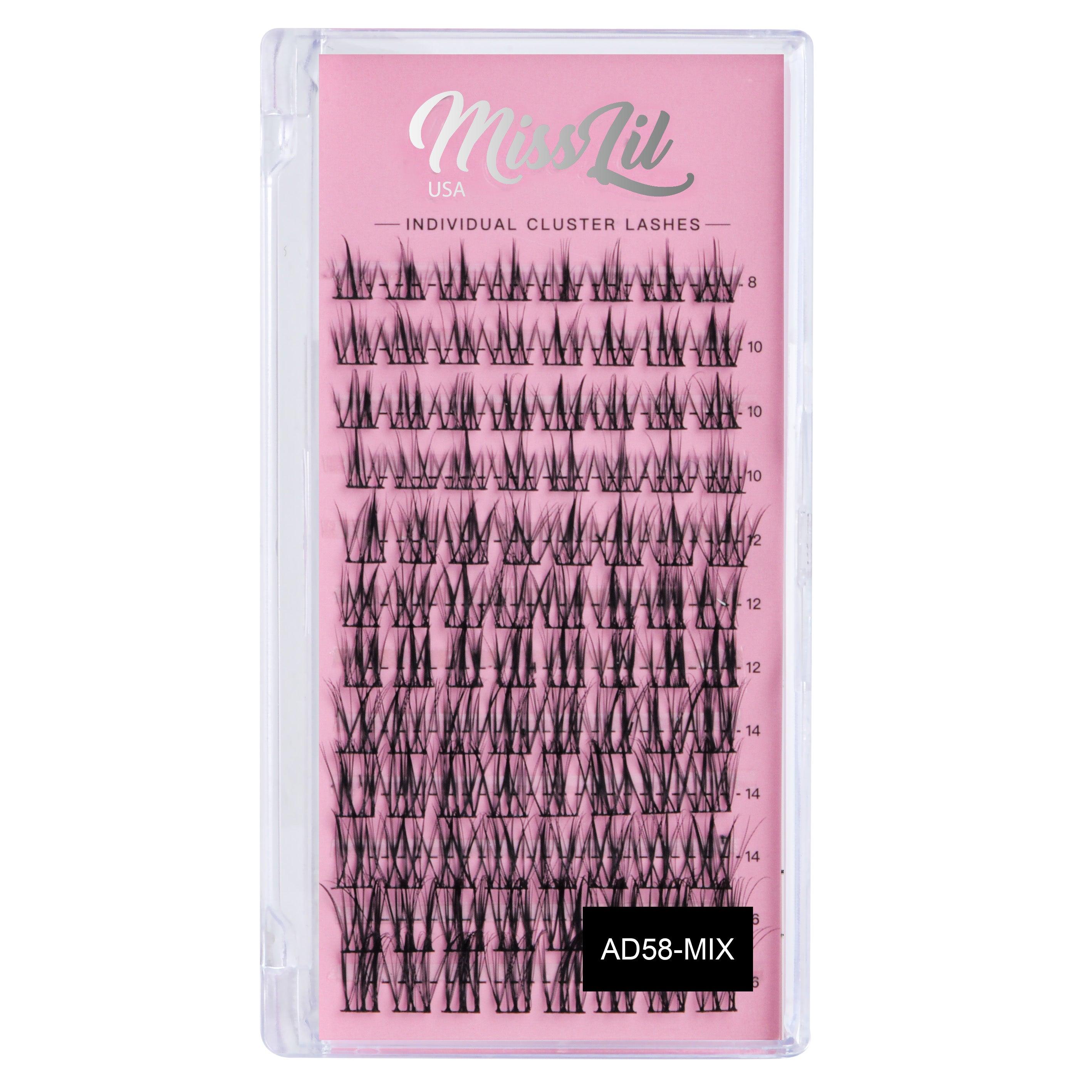 DIY Eyelash Clusters AD-58 Small Mixed Tray- Miss Lil USA Wholesale
