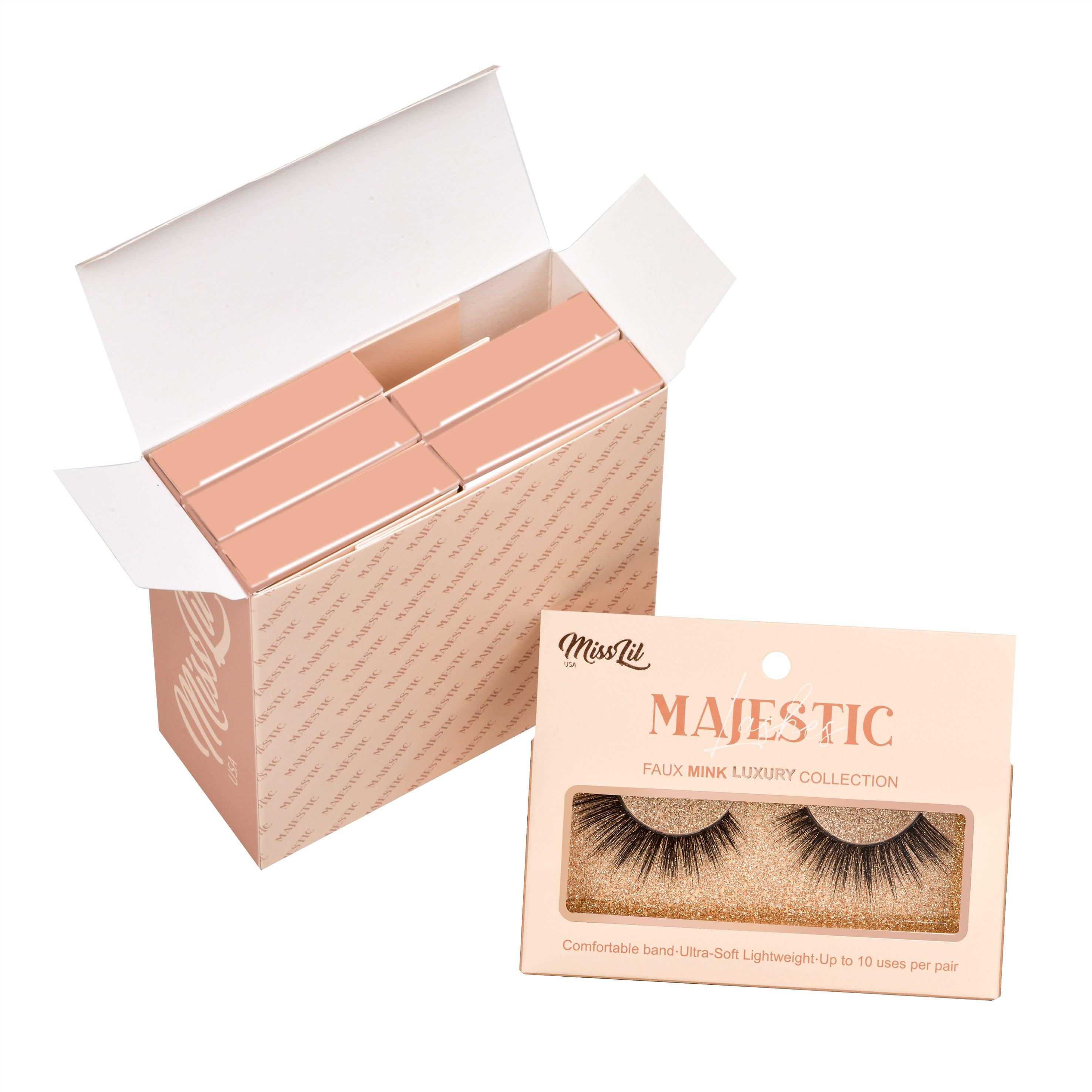 Majestic Collection 25 False Eyelashes - Miss Lil USA Wholesale