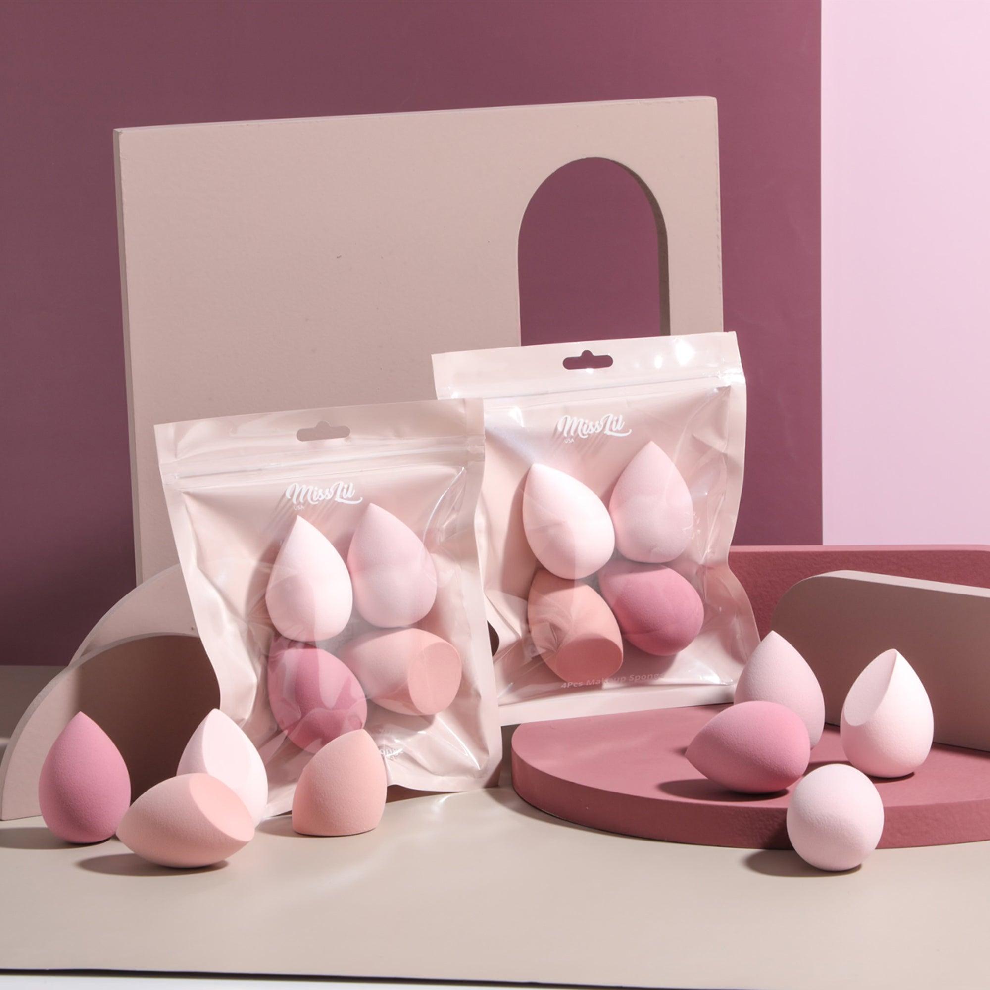 Makeup blender Sponge Set-Pinky Colors - Miss Lil USA Wholesale