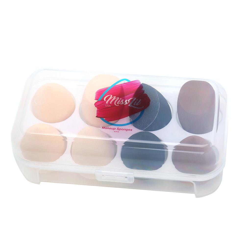 8 Pcs/Set Makeup Sponges #3 (Pack of 6) - Miss Lil USA Wholesale
