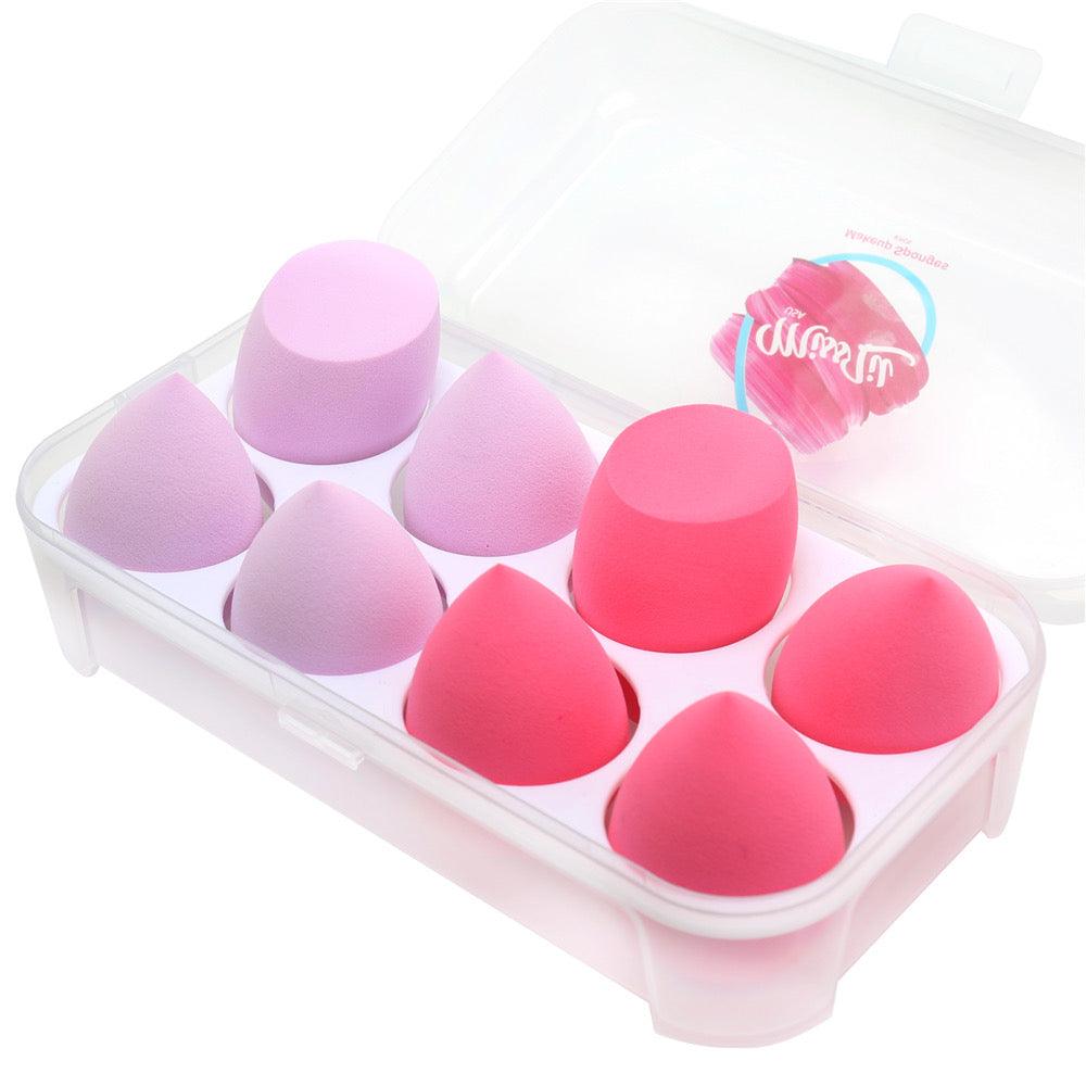 8 Pcs/Set Makeup Sponges #4 (Pack of 6) - Miss Lil USA Wholesale