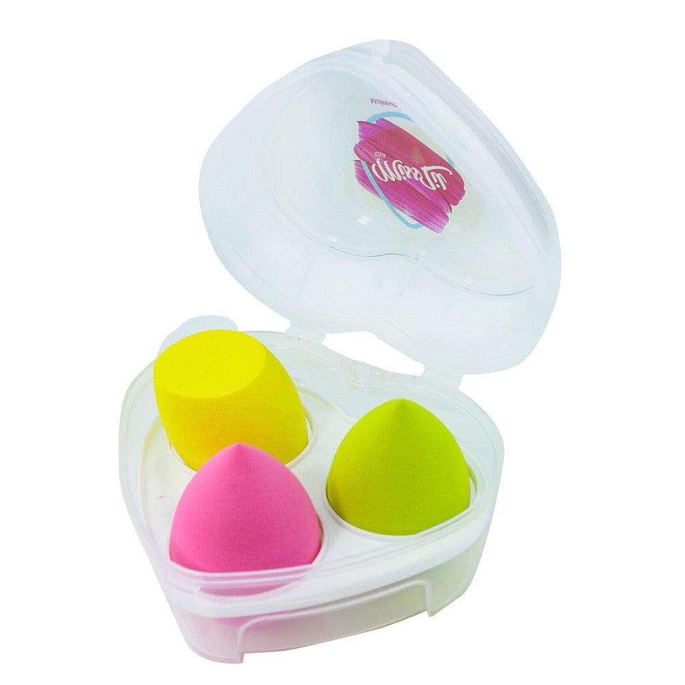 3 Pcs/Set Makeup Sponges #3 (Pack of 12) - Miss Lil USA Wholesale