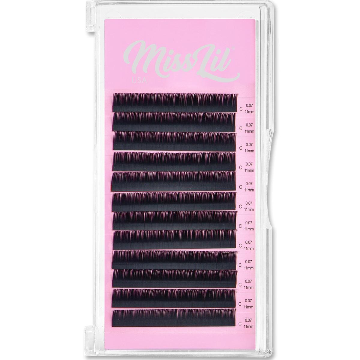 0.07 11mm C Curl Lash Extensions - Miss Lil USA Wholesale