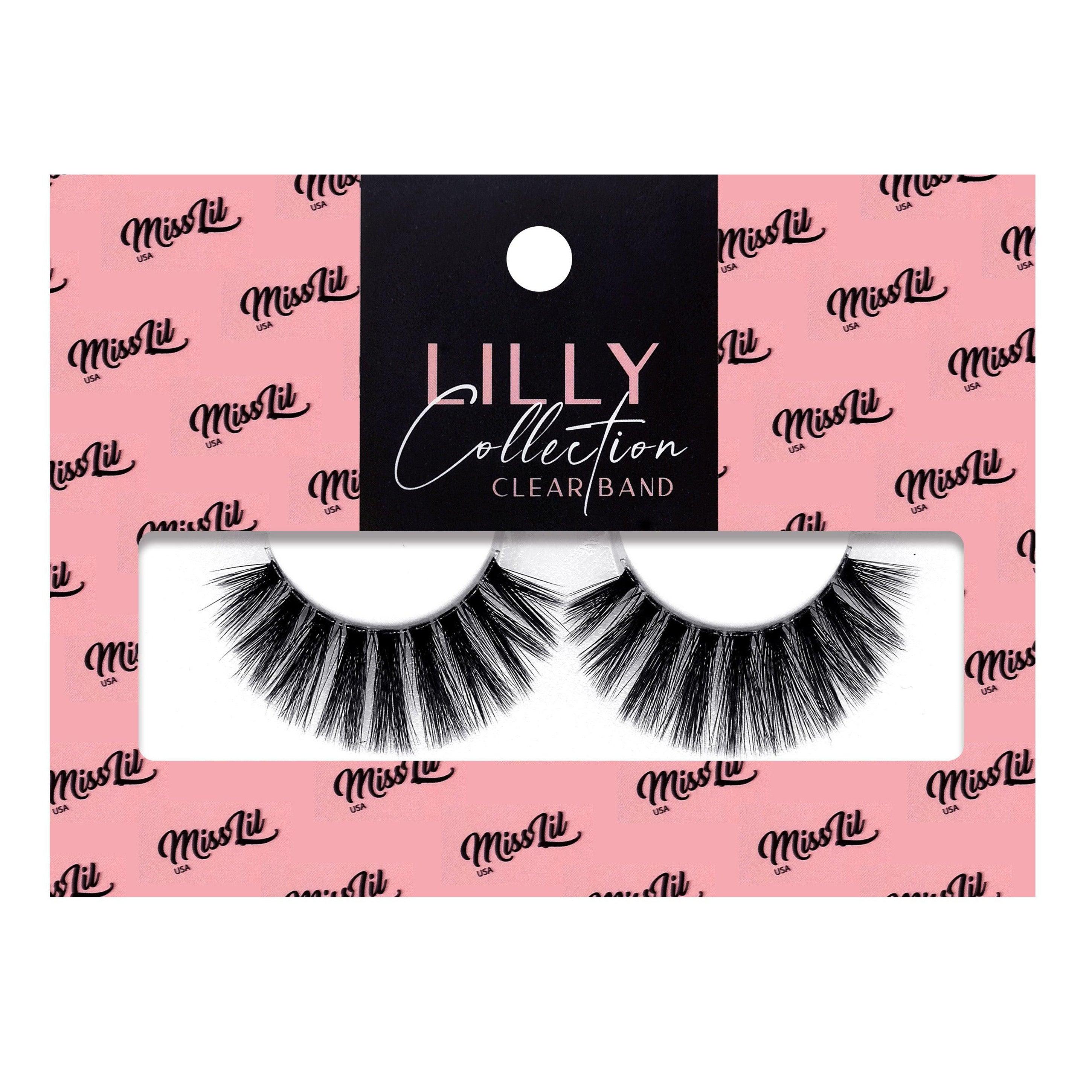 1-Pair Lashes-Lilly Collection #1 (Pack of 12) - Miss Lil USA Wholesale