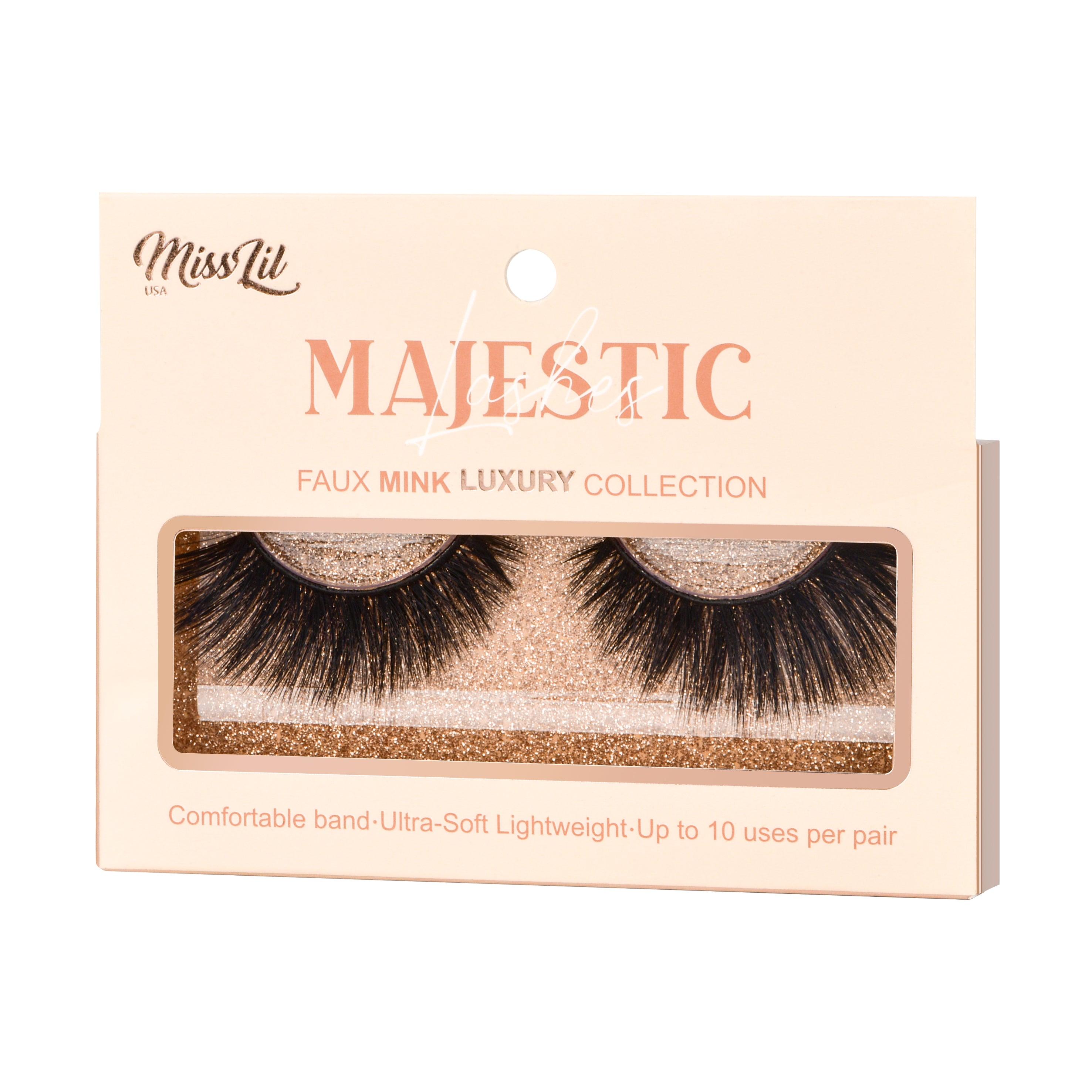 1 Pair Lashes-Majestic Collection #14 (Pack of 12) - Miss Lil USA Wholesale