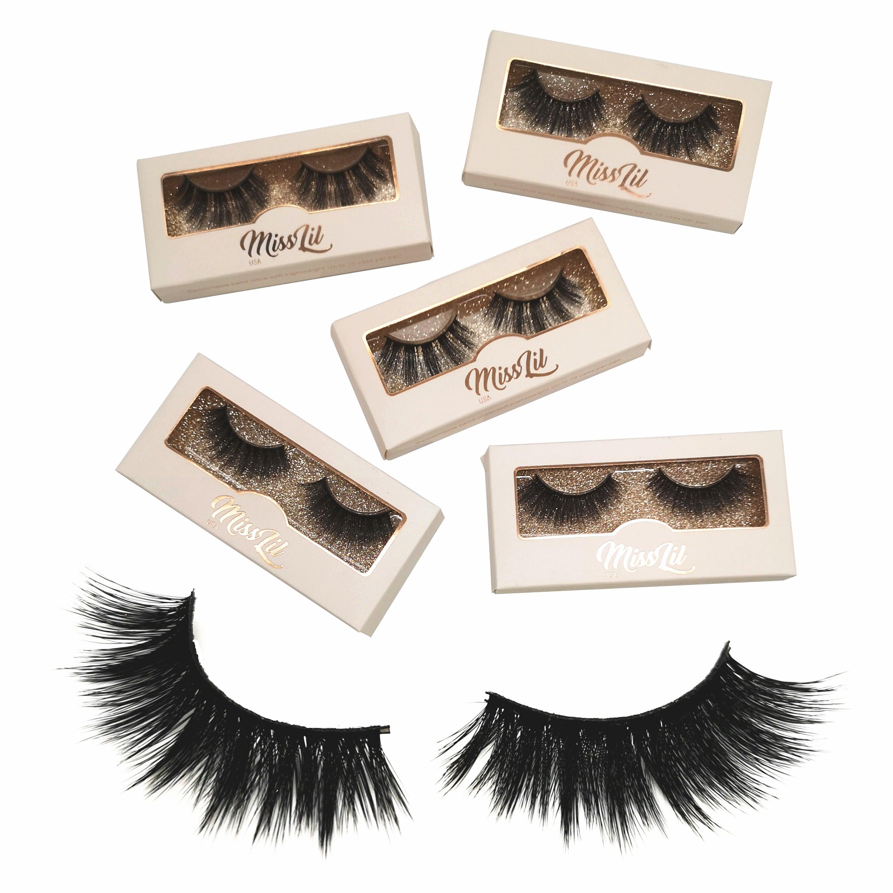 1 Pair Miss Lil USA Lashes #11 (Pack of 12) - Miss Lil USA Wholesale