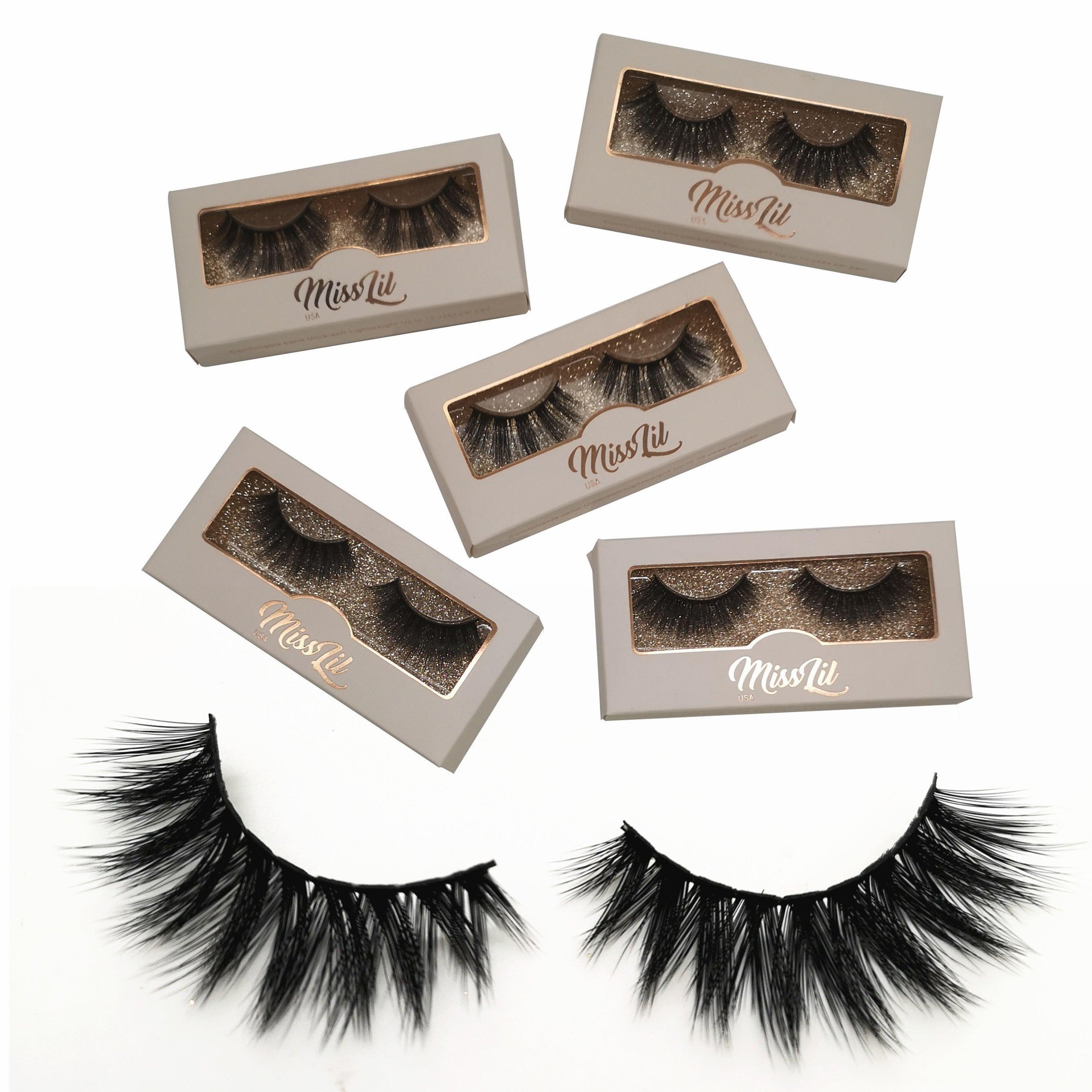 1 Pair Miss Lil USA Lashes #15 (Pack of 12) - Miss Lil USA Wholesale