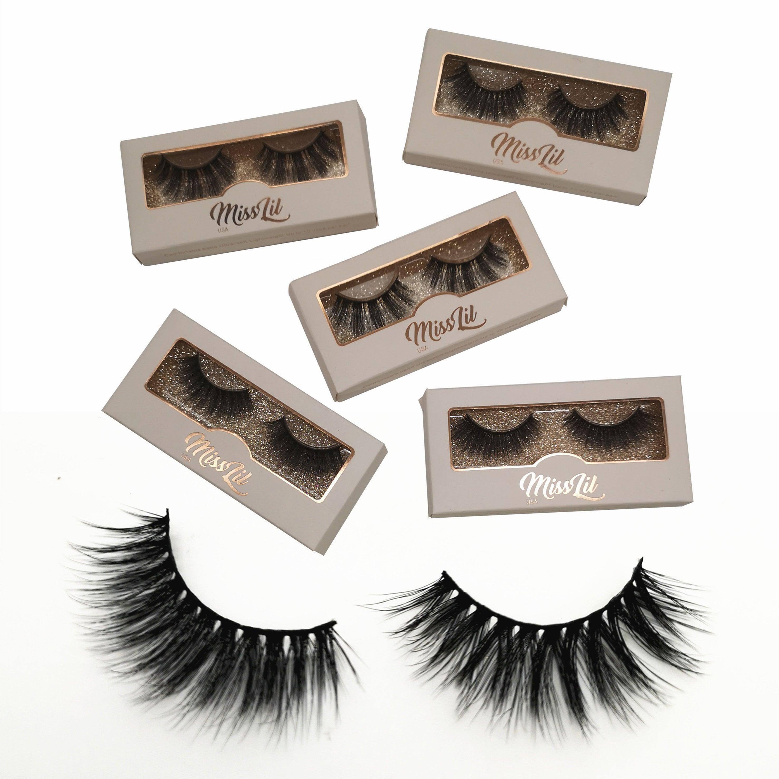 1 Pair Miss Lil USA Lashes #16 (Pack of 12) - Miss Lil USA Wholesale
