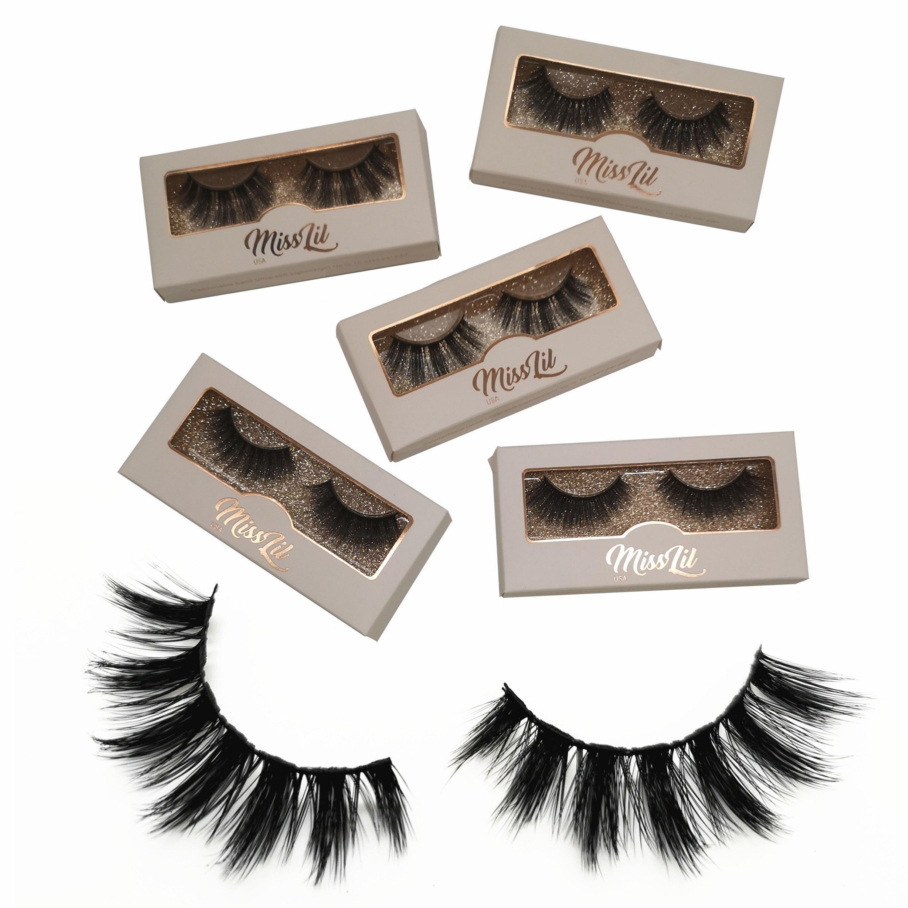 1 Pair Miss Lil USA Lashes #18 (Pack of 12) - Miss Lil USA Wholesale