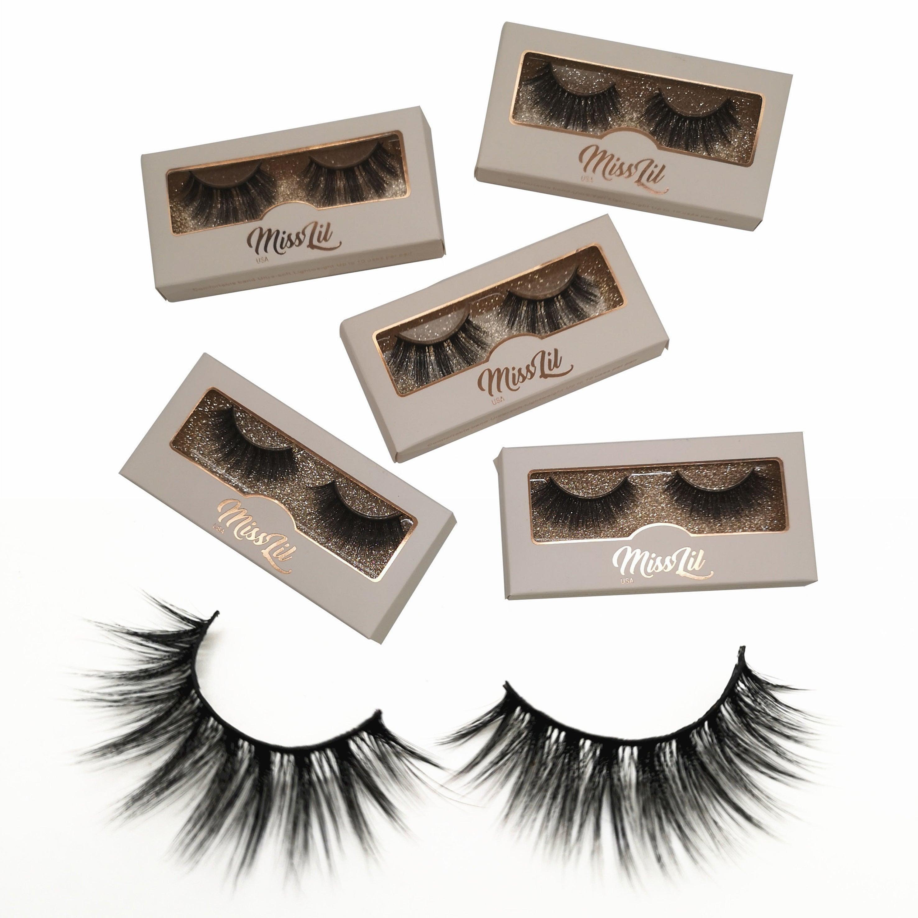 1 Pair Miss Lil USA Lashes #26 (Pack of 12) - Miss Lil USA Wholesale