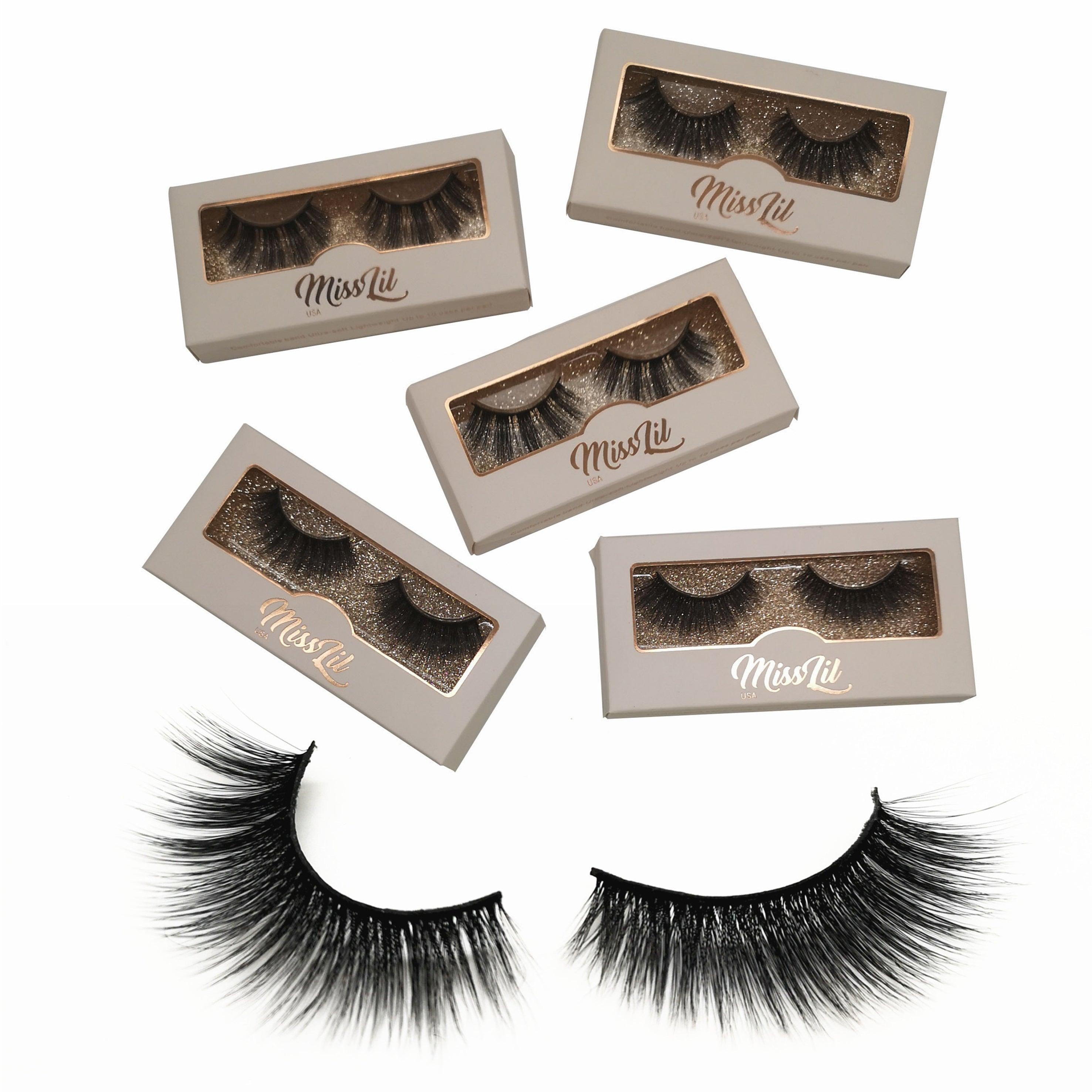 1 Pair Miss Lil USA Lashes #29 (Pack of 12) - Miss Lil USA Wholesale
