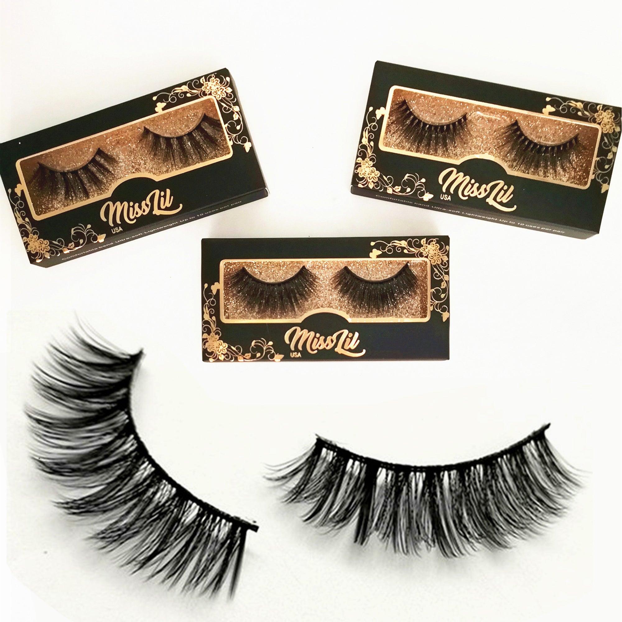 1-Pair Miss Lil USA Lashes #31 (Pack of 12) - Miss Lil USA Wholesale