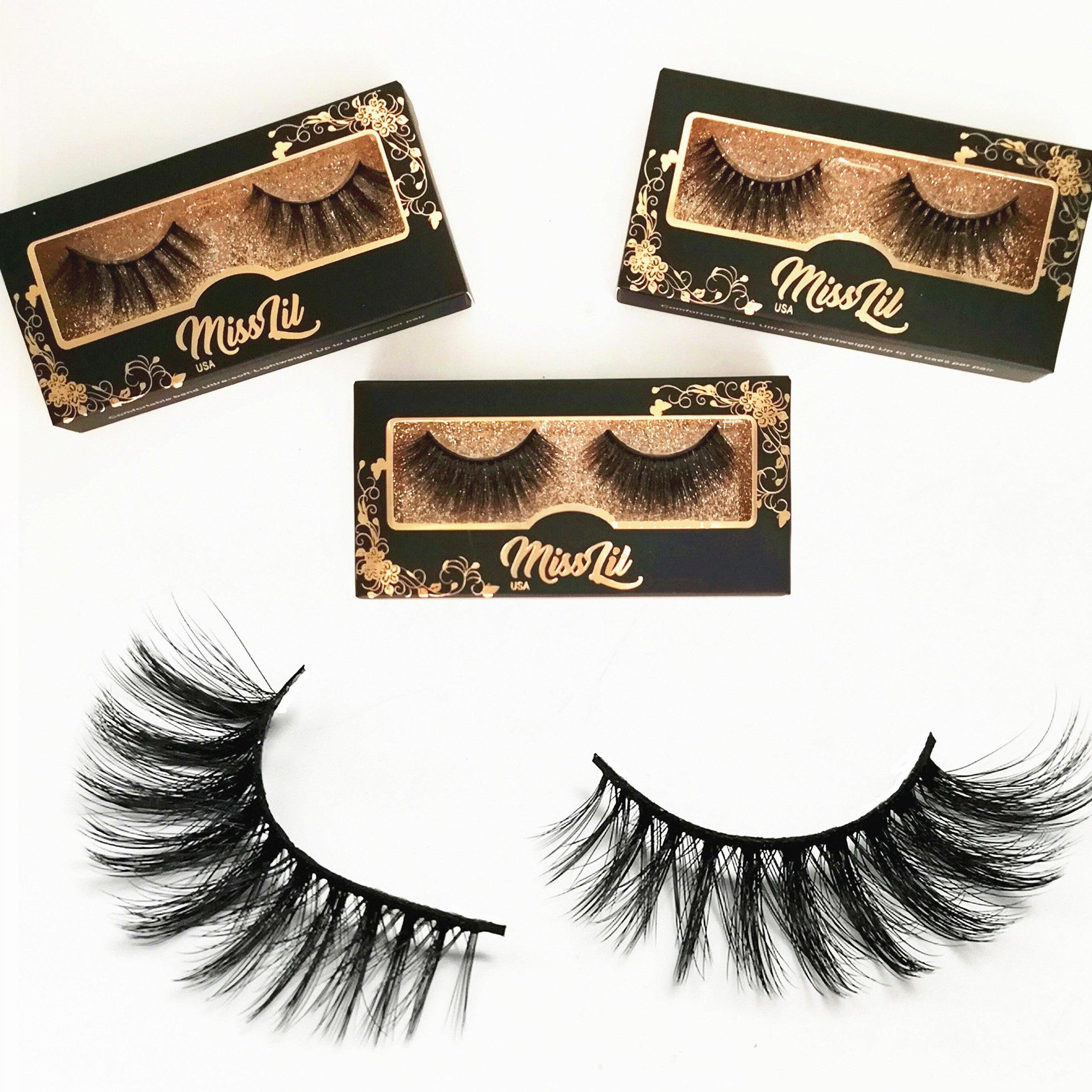 1-Pair Miss Lil USA Lashes #41 (Pack of 12) - Miss Lil USA Wholesale
