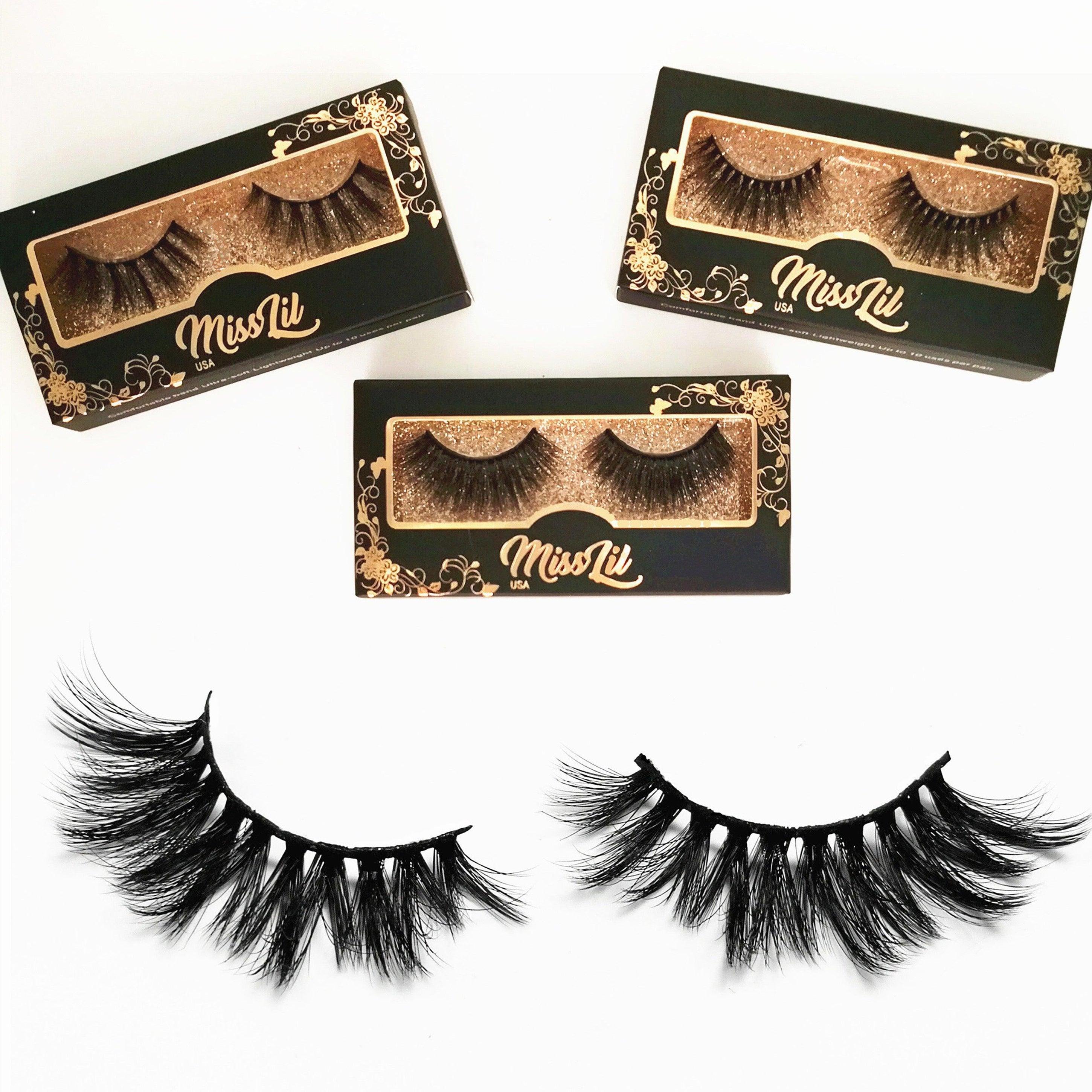 1-Pair Miss Lil USA Lashes #42 (Pack of 12) - Miss Lil USA Wholesale