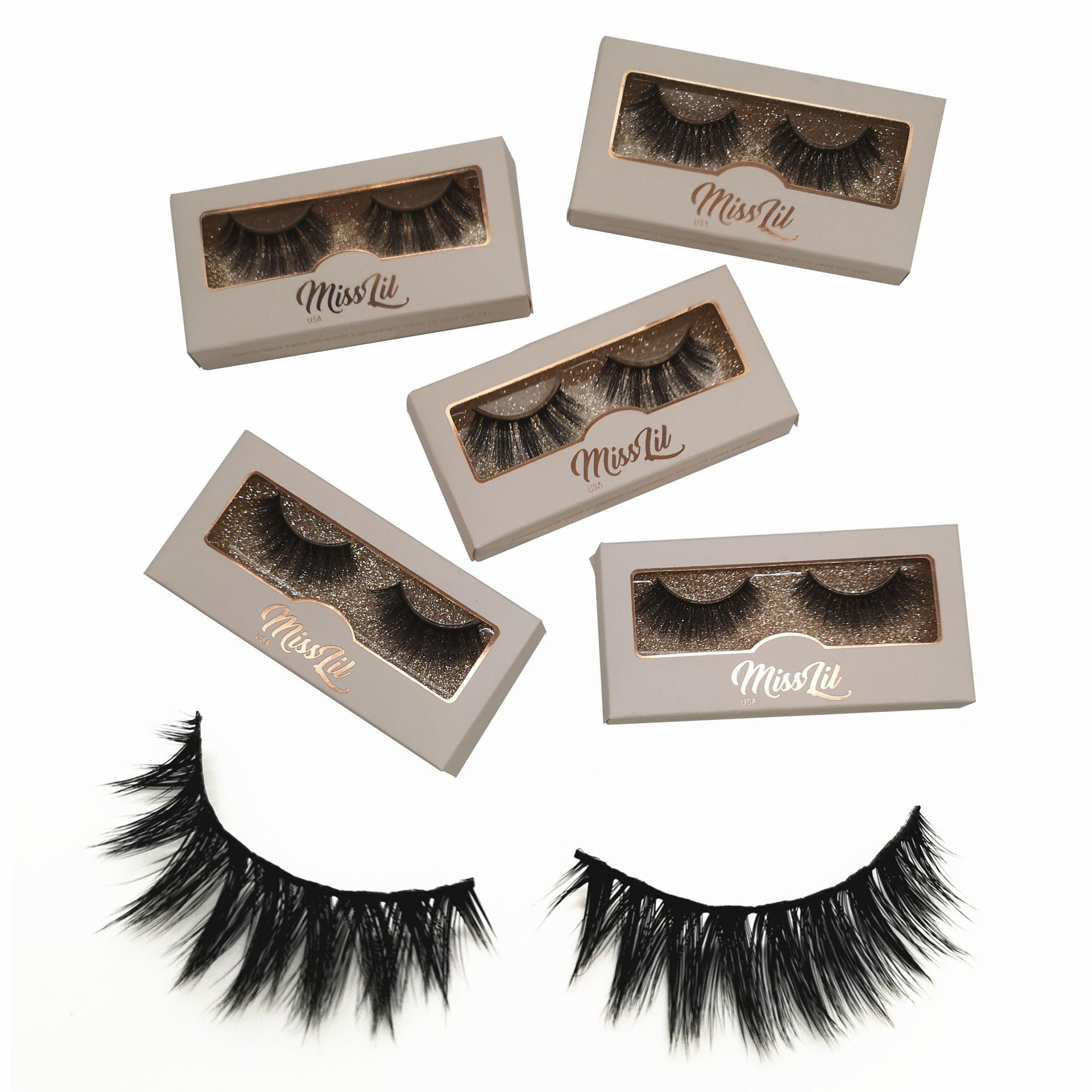 1 Pair Miss Lil USA Lashes #9 (Pack of 12) - Miss Lil USA Wholesale