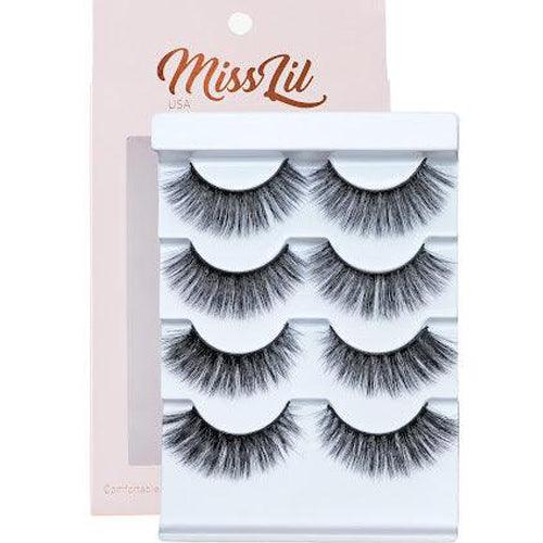4 Pairs Lashes Classic Collection #3 (Pack of 12) - Miss Lil USA Wholesale