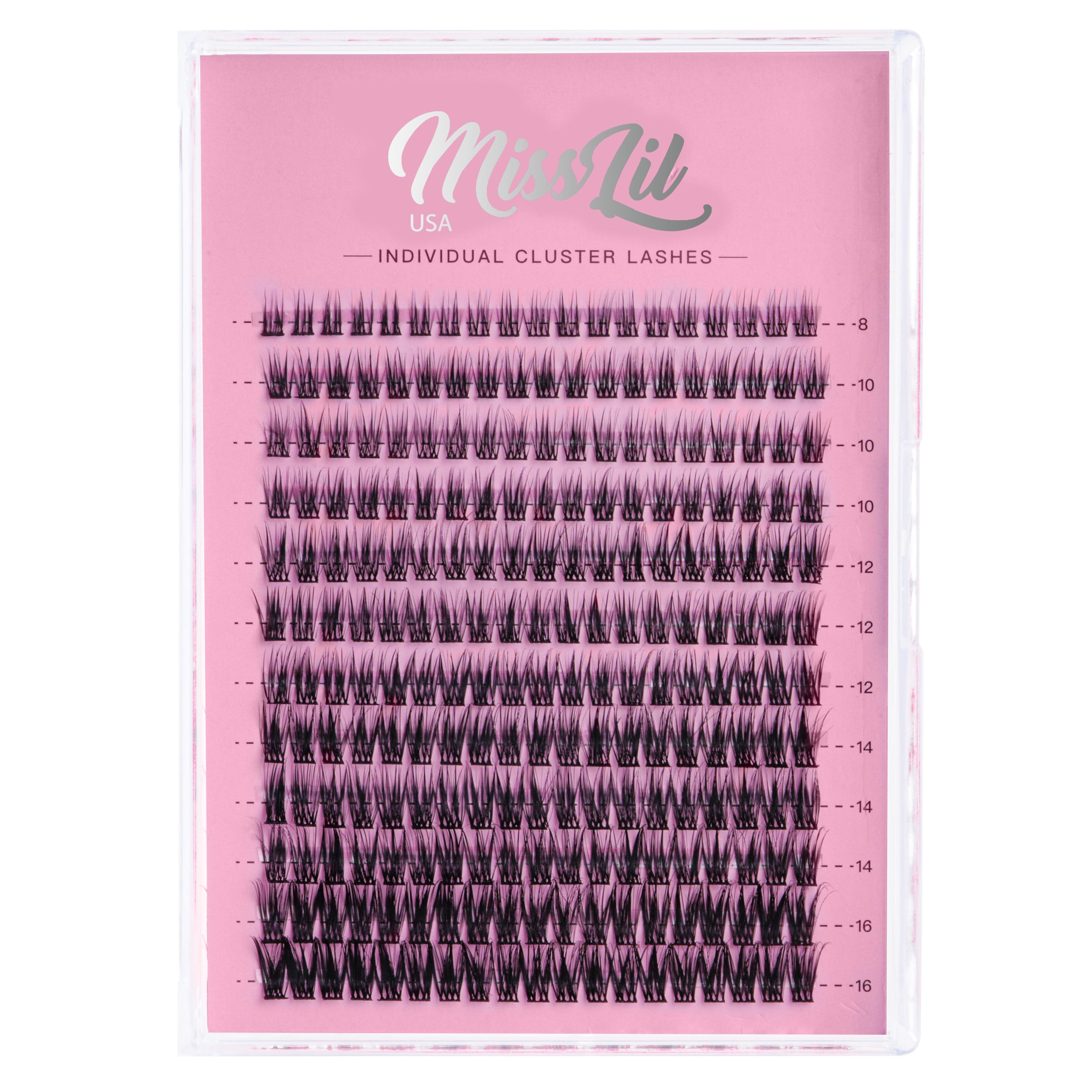 DIY Cluster Lashes AD-07 (Large Mixed Tray) - Miss Lil USA Wholesale