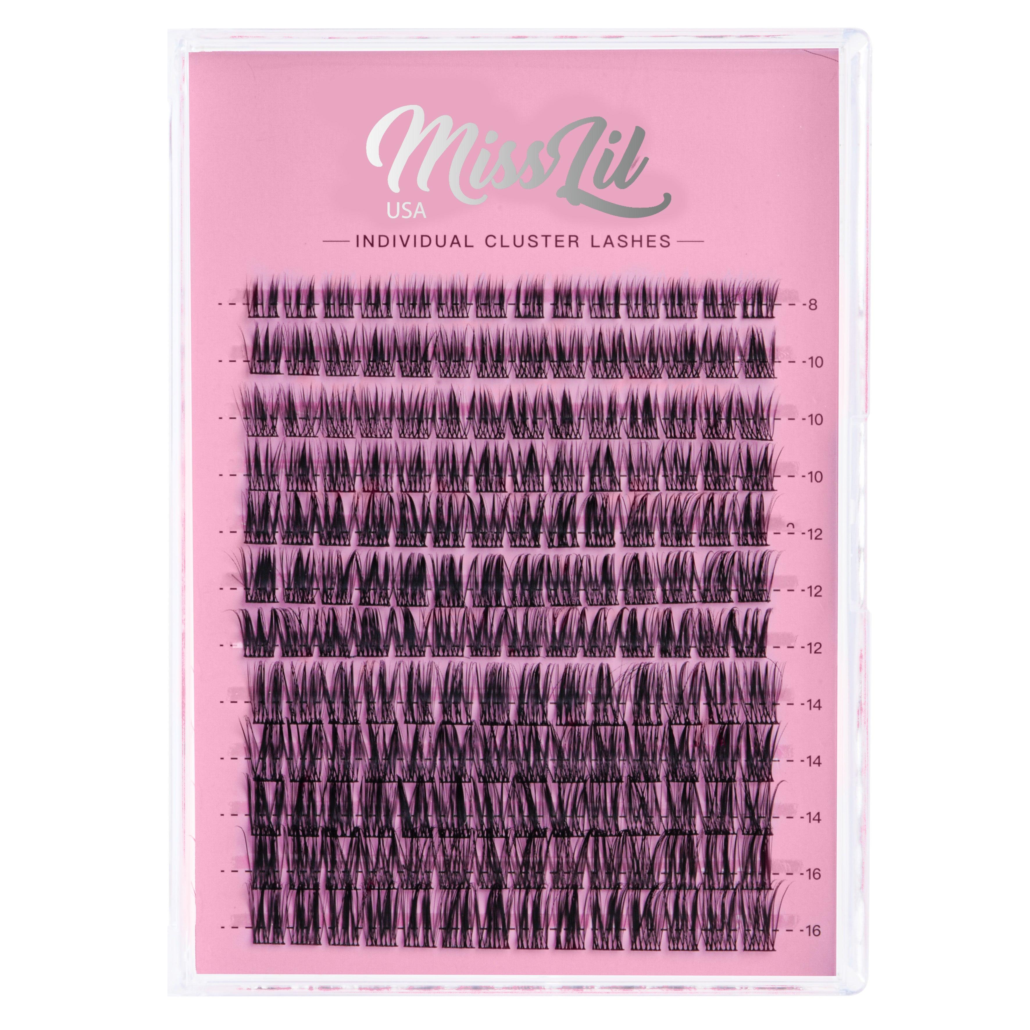 DIY Cluster Lashes AD-13 (Large Mixed Tray) - Miss Lil USA Wholesale