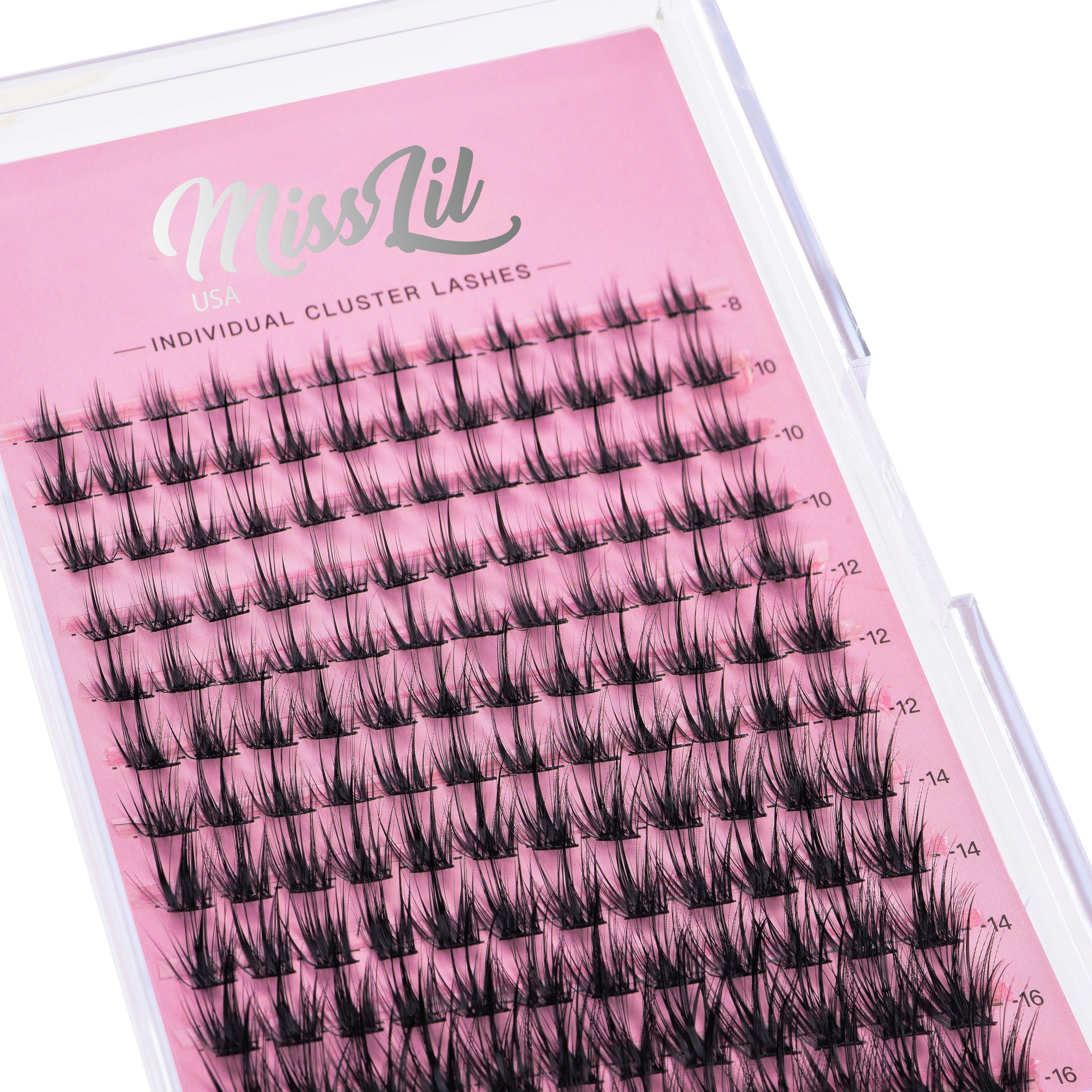 DIY Cluster Eyelashes AD-17 (Large Mixed Tray) - Miss Lil USA Wholesale