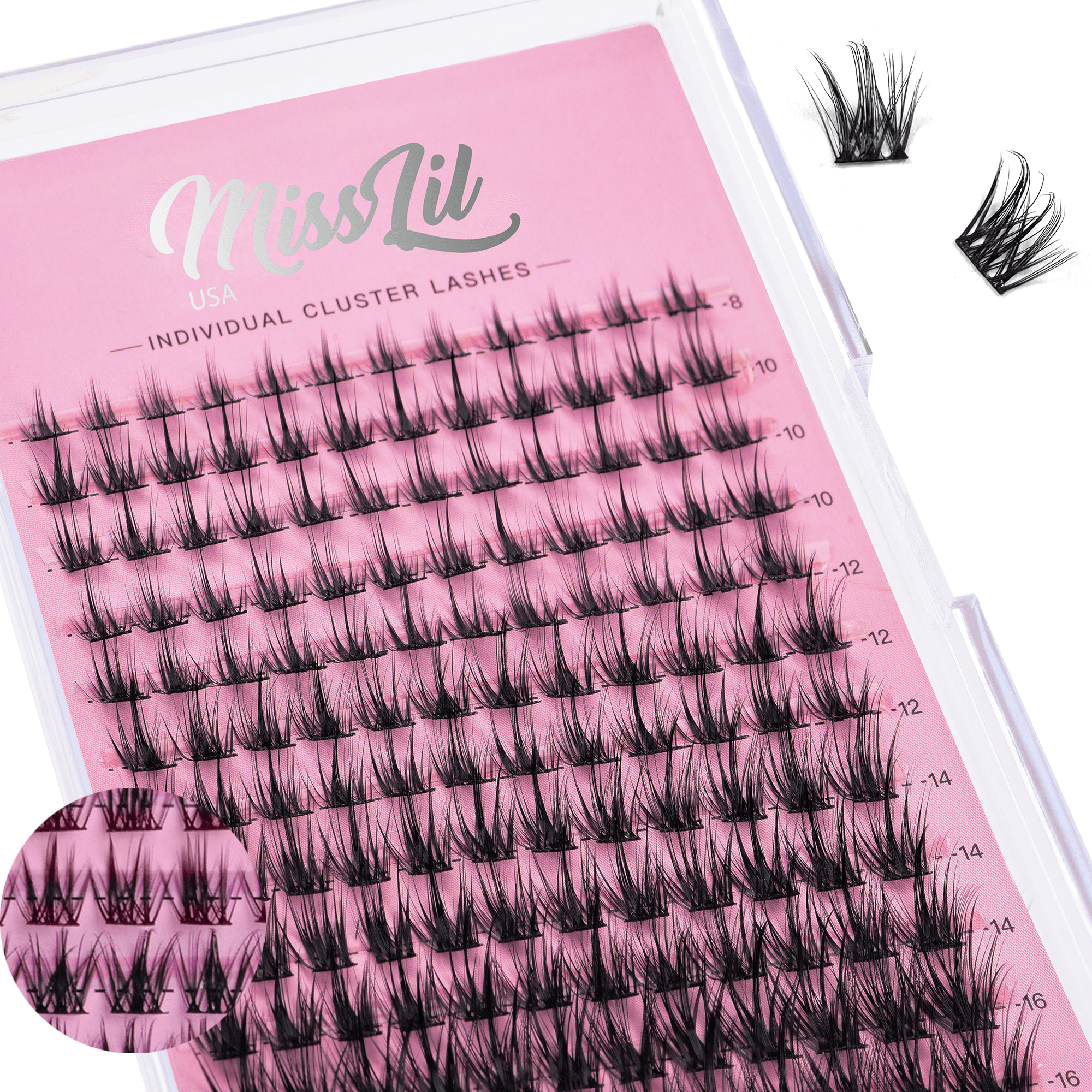 DIY Cluster Lashes AD-17 (Mixed Tray) - Miss Lil USA Wholesale