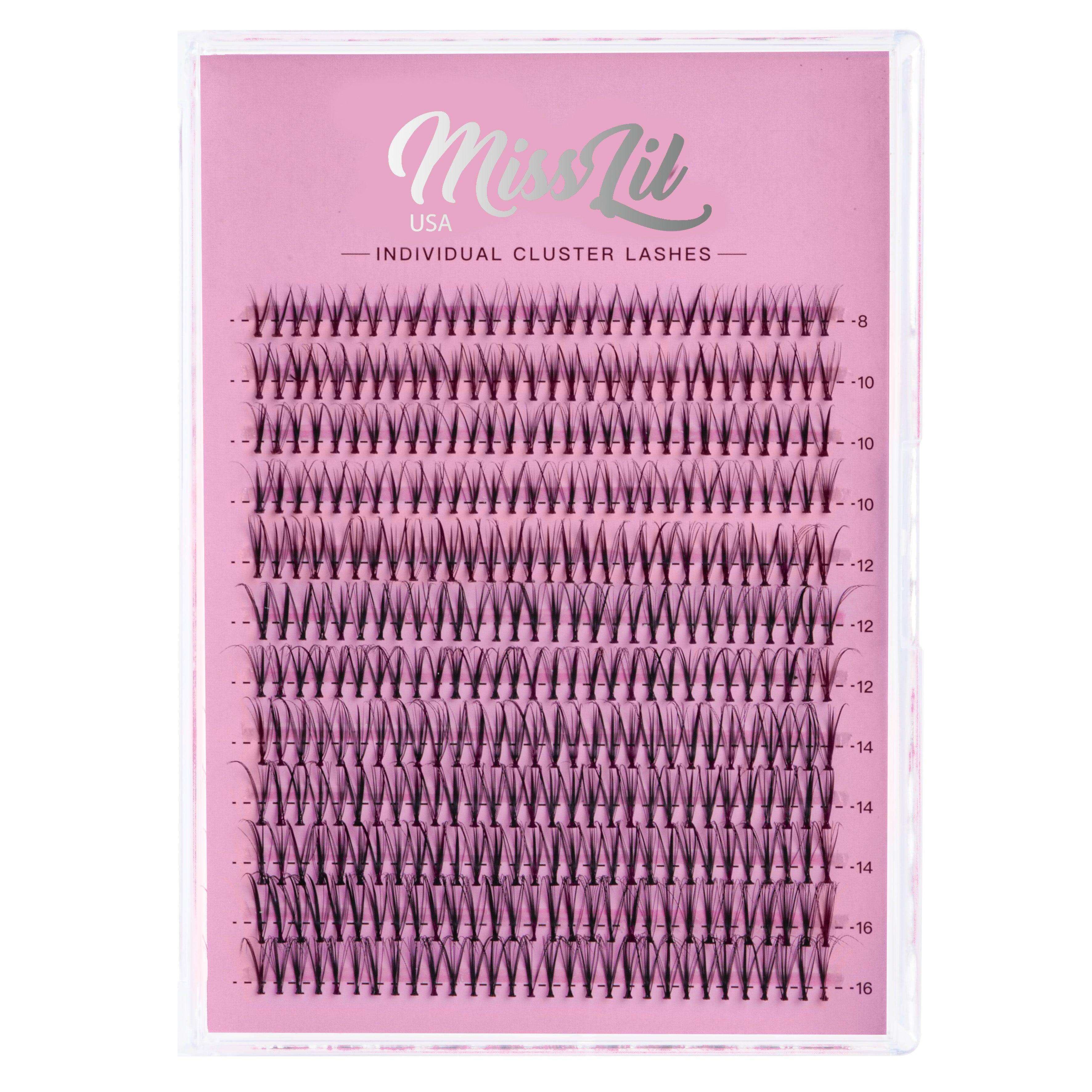 DIY Cluster Lashes AD-37 (Large Mixed Tray) - Miss Lil USA Wholesale