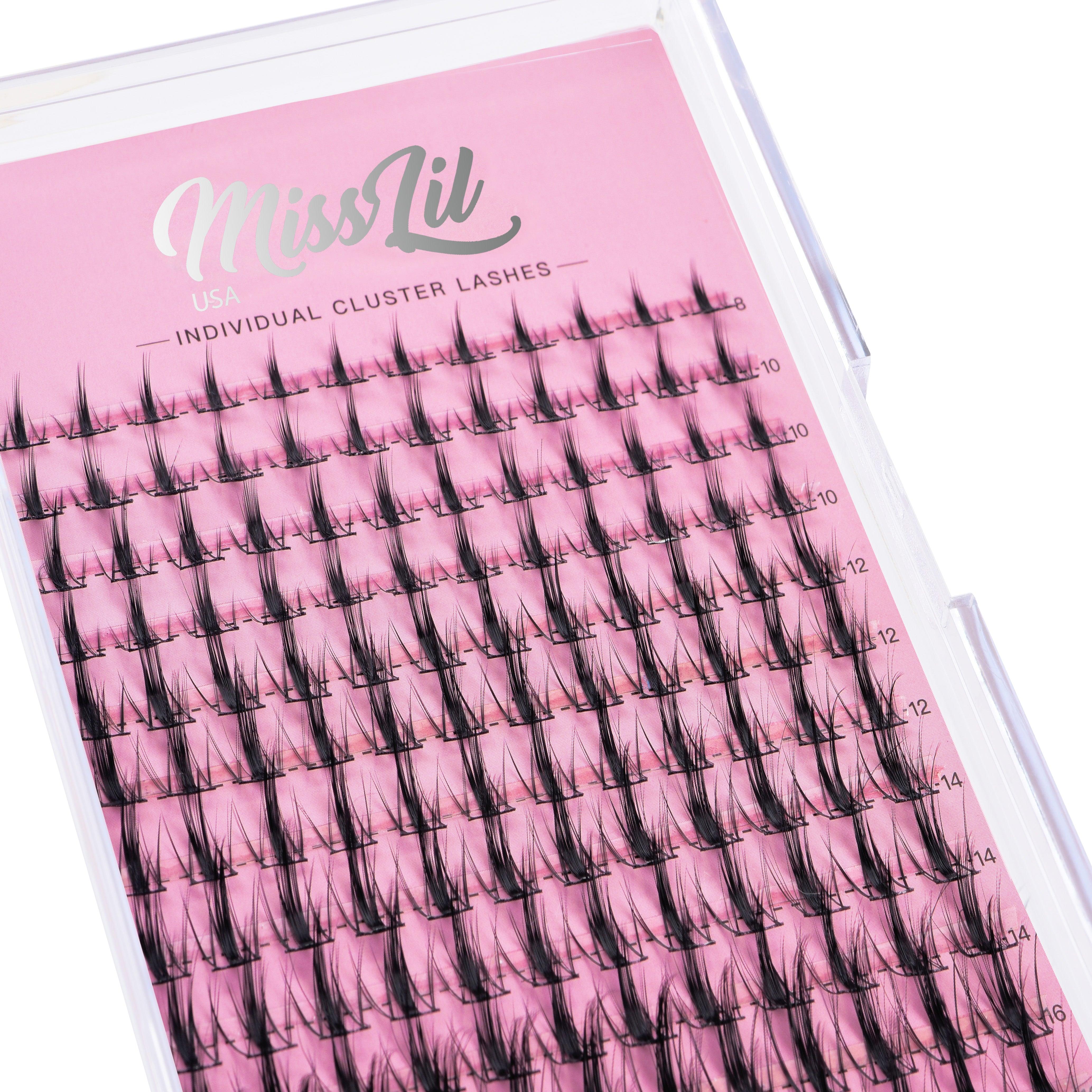 DIY Cluster Eyelashes AD-40 (Large Mixed Tray) - Miss Lil USA Wholesale