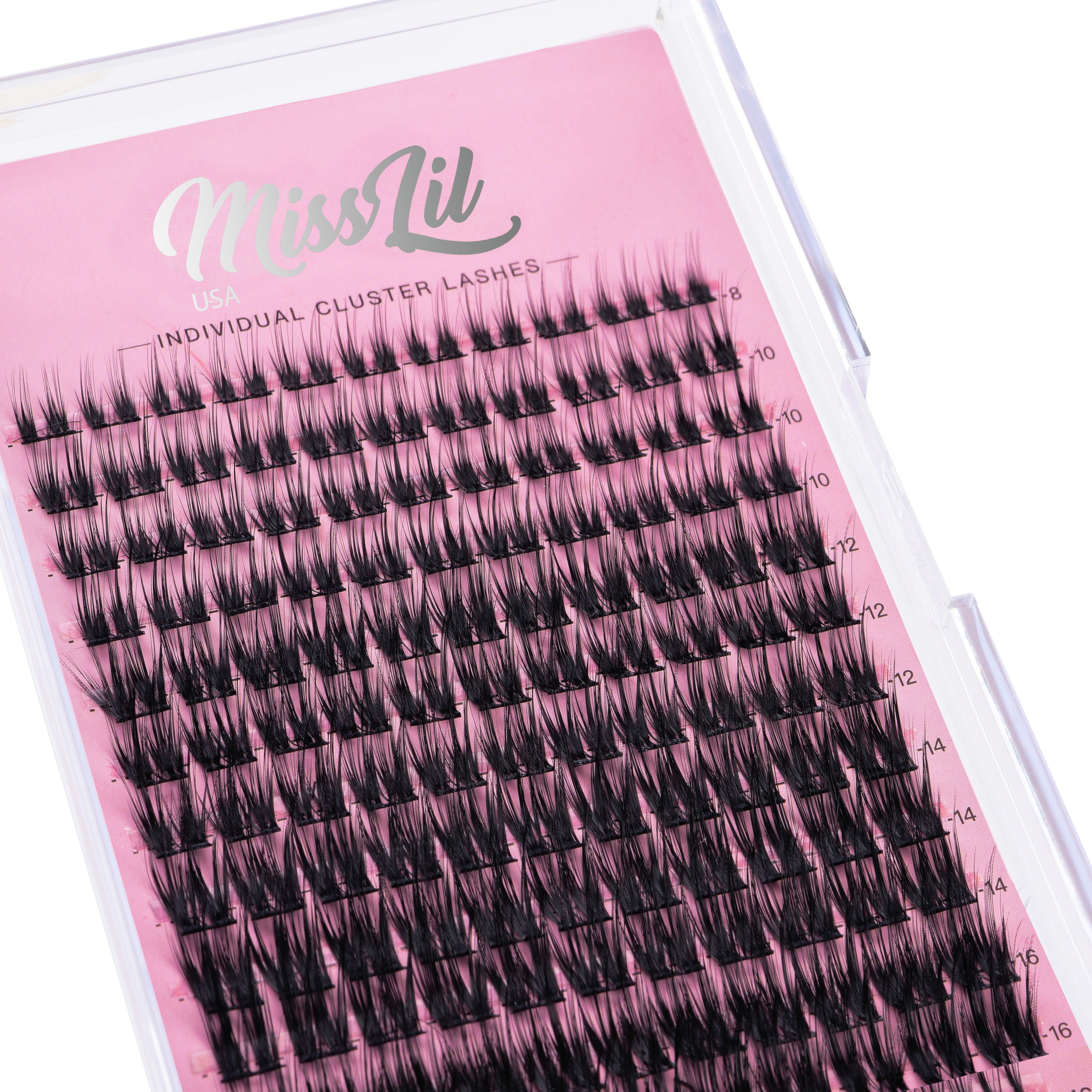 DIY Cluster Eyelashes AD-52 (Large Mixed Tray) - Miss Lil USA Wholesale