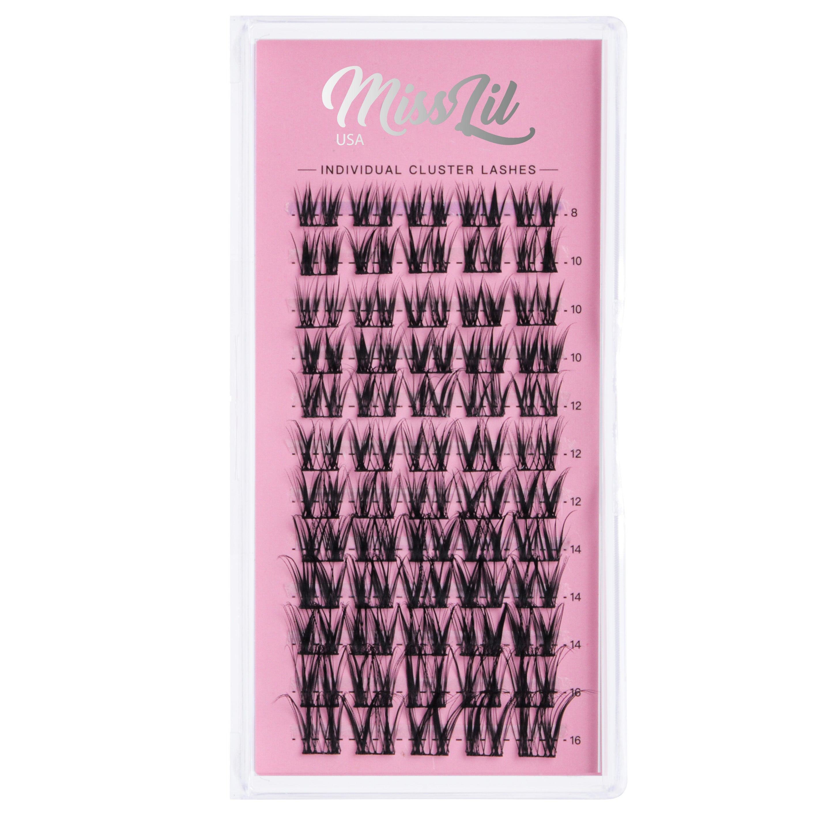 Individual Cluster Lashes AD-01 (Small Mixed Tray) - Miss Lil USA Wholesale