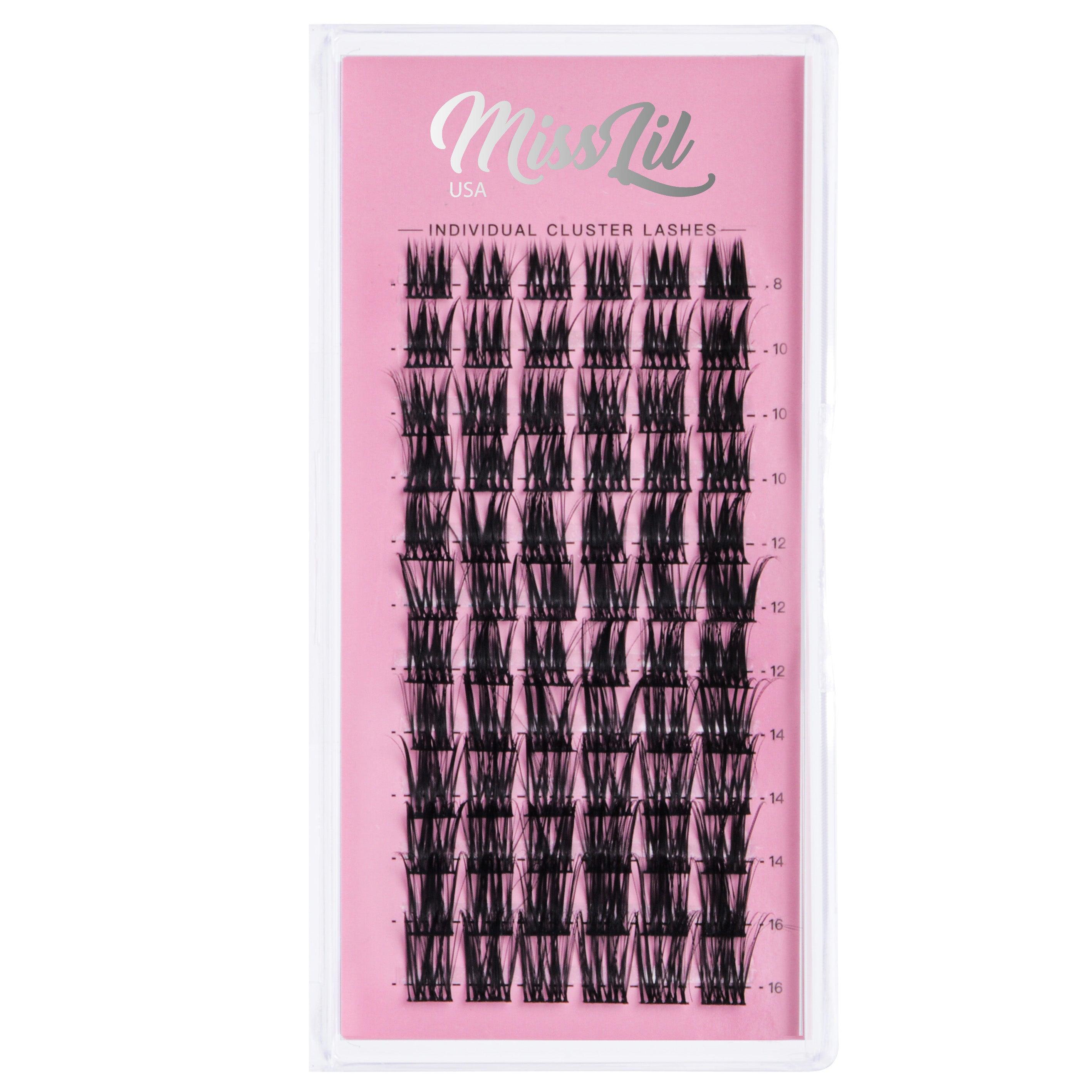 Individual Cluster Lashes AD-02 (Small Mixed Tray) - Miss Lil USA Wholesale