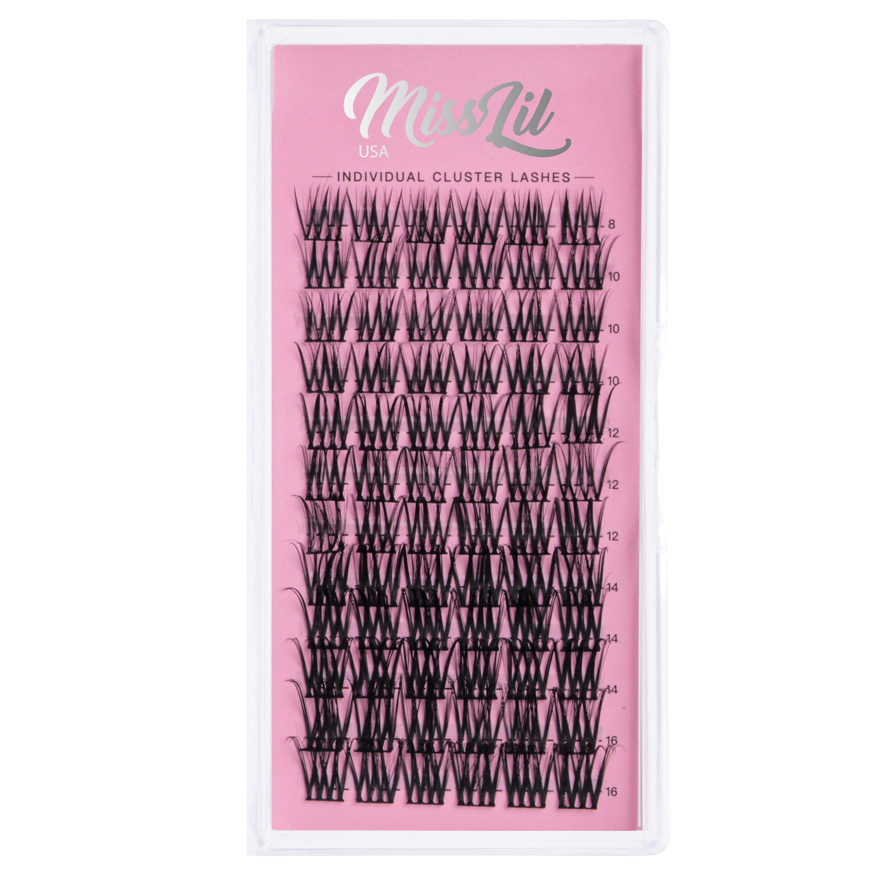 Individual Cluster Lashes AD-04 (Small Mixed Tray) - Miss Lil USA Wholesale