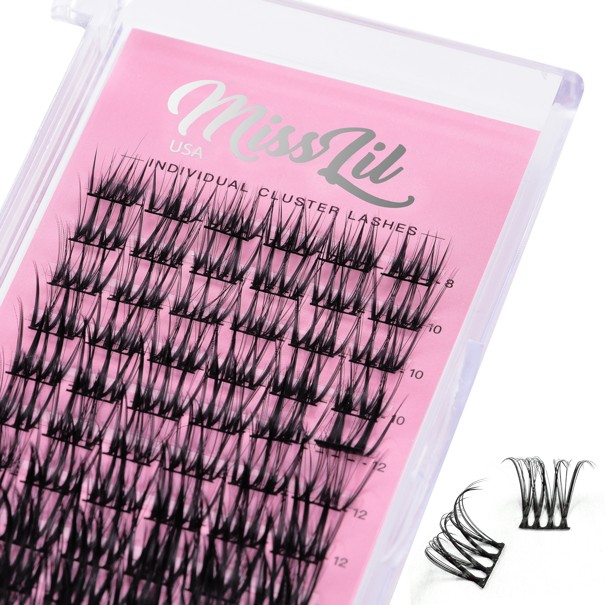 DIY Cluster Lashes AD-04 Small MIX - Miss Lil USA Wholesale