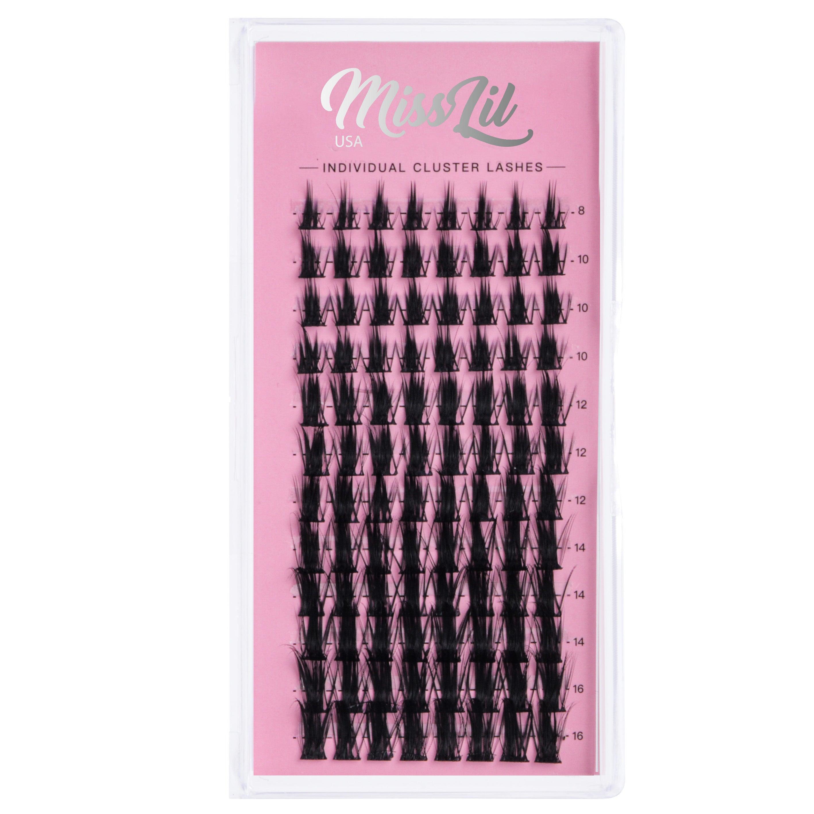 Individual Cluster Lashes AD-06 (Small Mixed Tray) - Miss Lil USA Wholesale