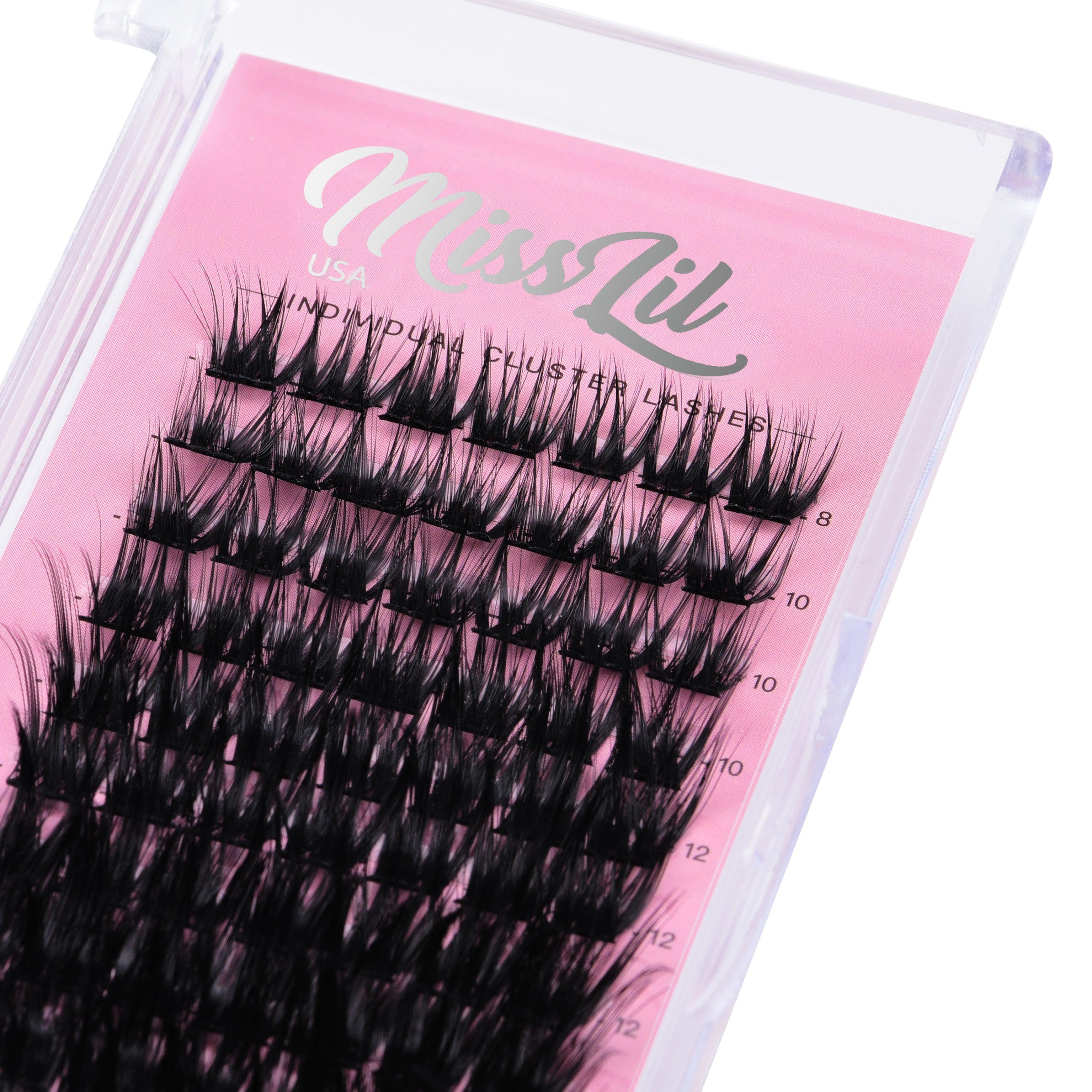 DIY Individual Cluster Lashes AD-09 Small MIX Tray - Miss Lil USA Wholesale