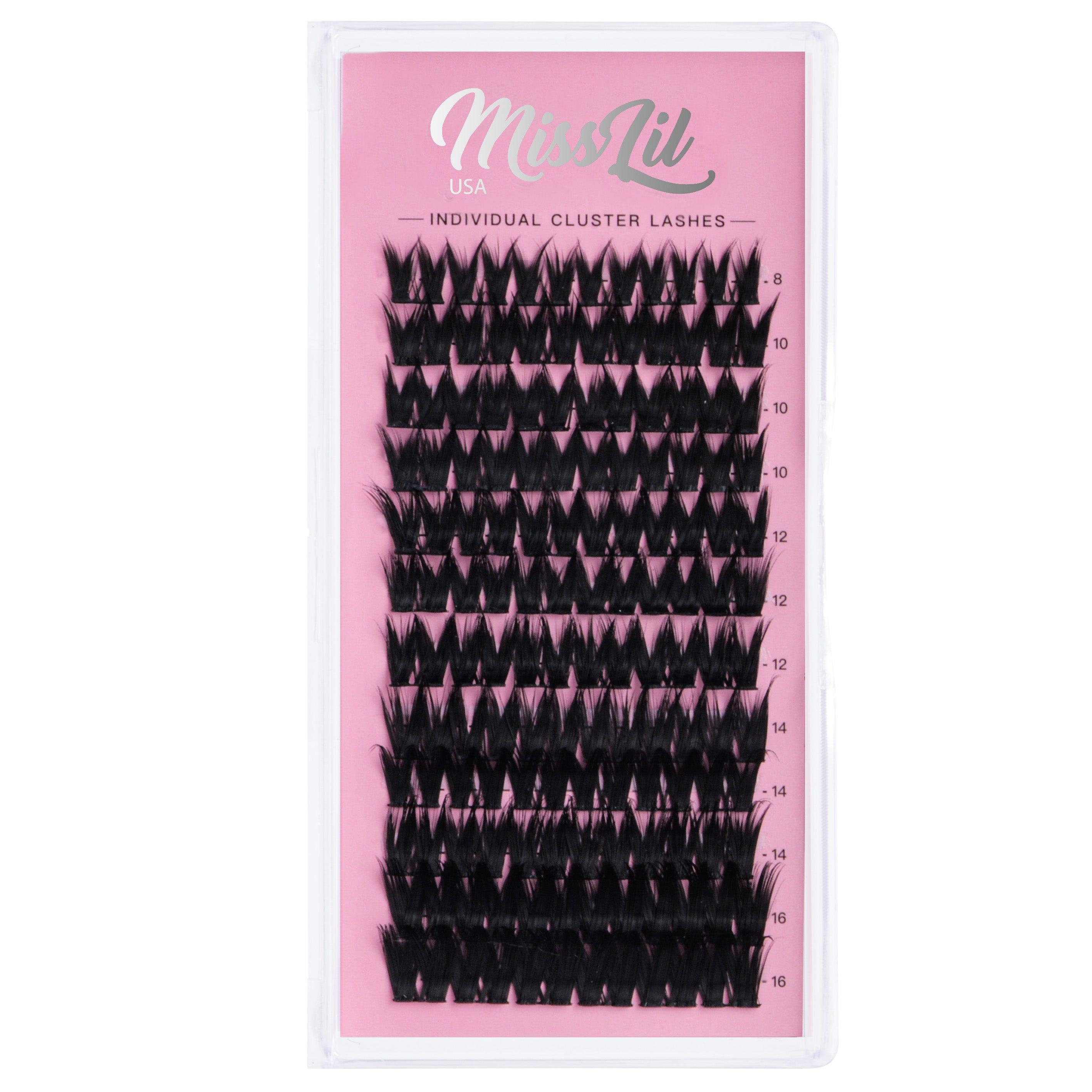 Individual Cluster Lashes AD-11 (Small Mixed Tray) - Miss Lil USA Wholesale