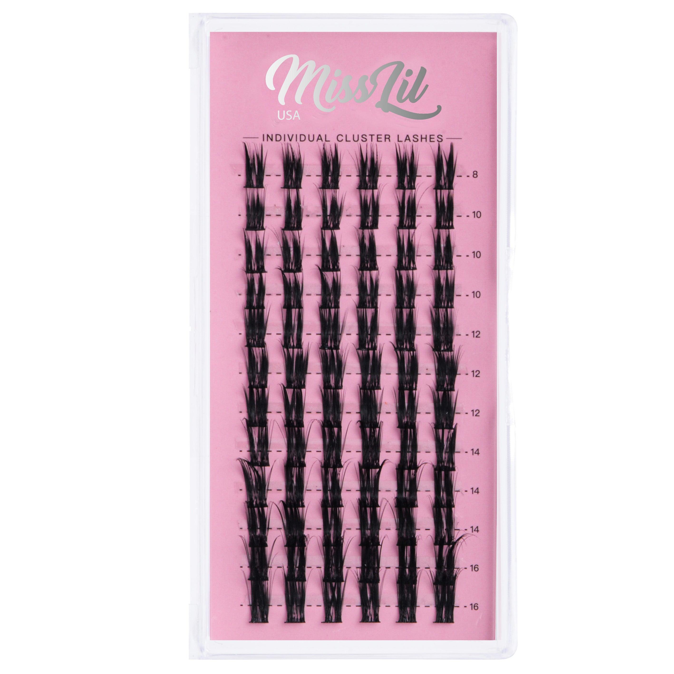 Individual Cluster Lashes AD-22 (Small Mixed Tray) - Miss Lil USA Wholesale