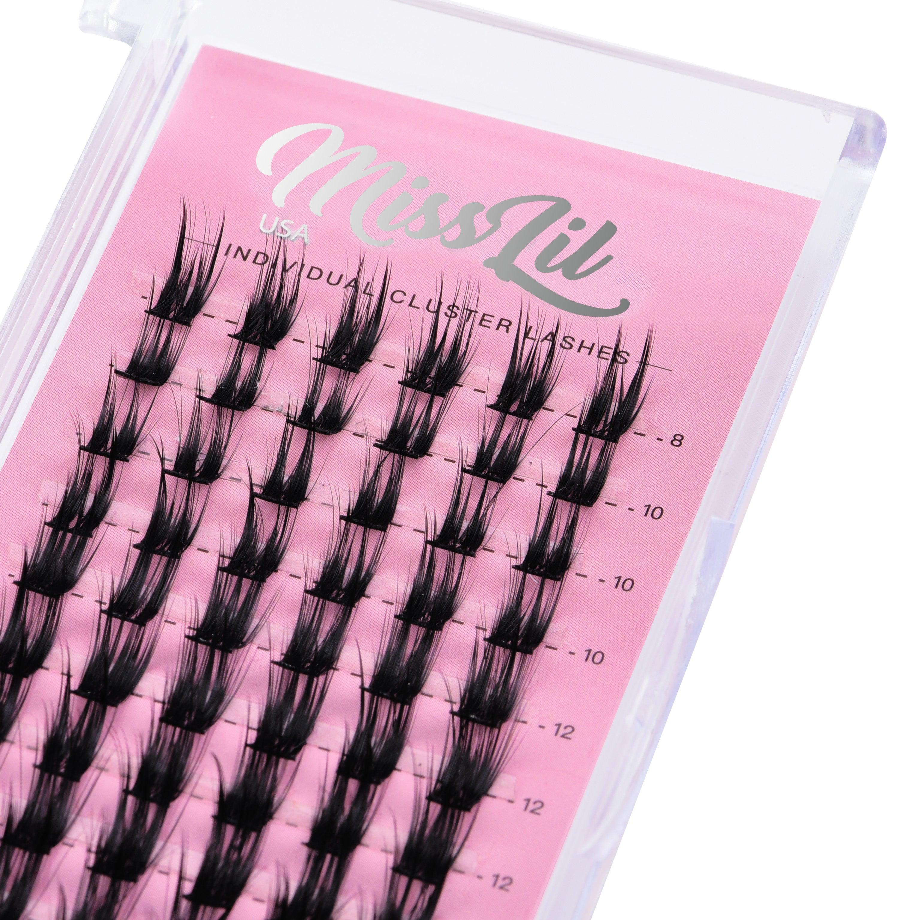 DIY Individual Cluster lashes AD-22 Small MIX Tray - Miss Lil USA Wholesale