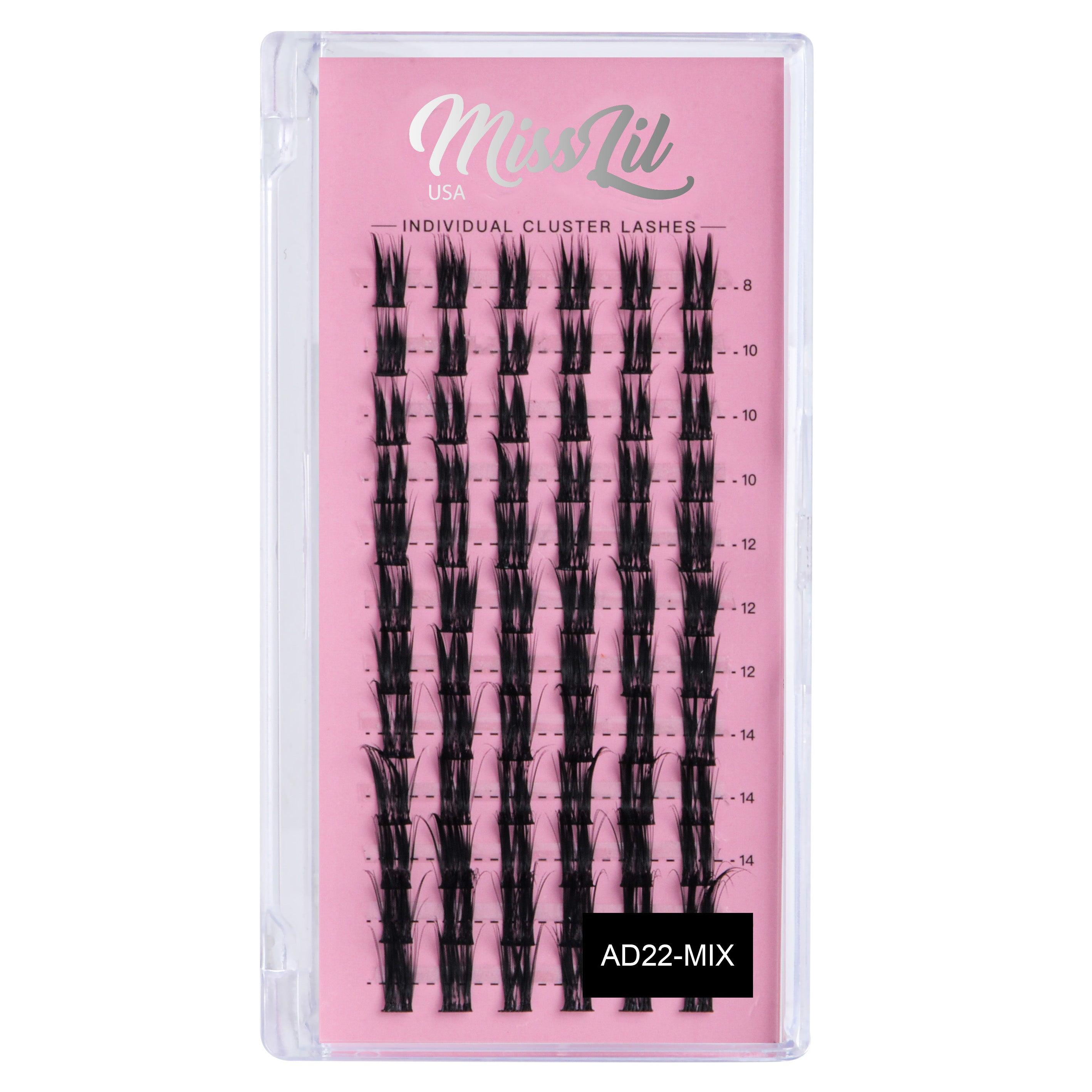 DIY Individual Cluster lashes AD-22 Small MIX - Miss Lil USA Wholesale