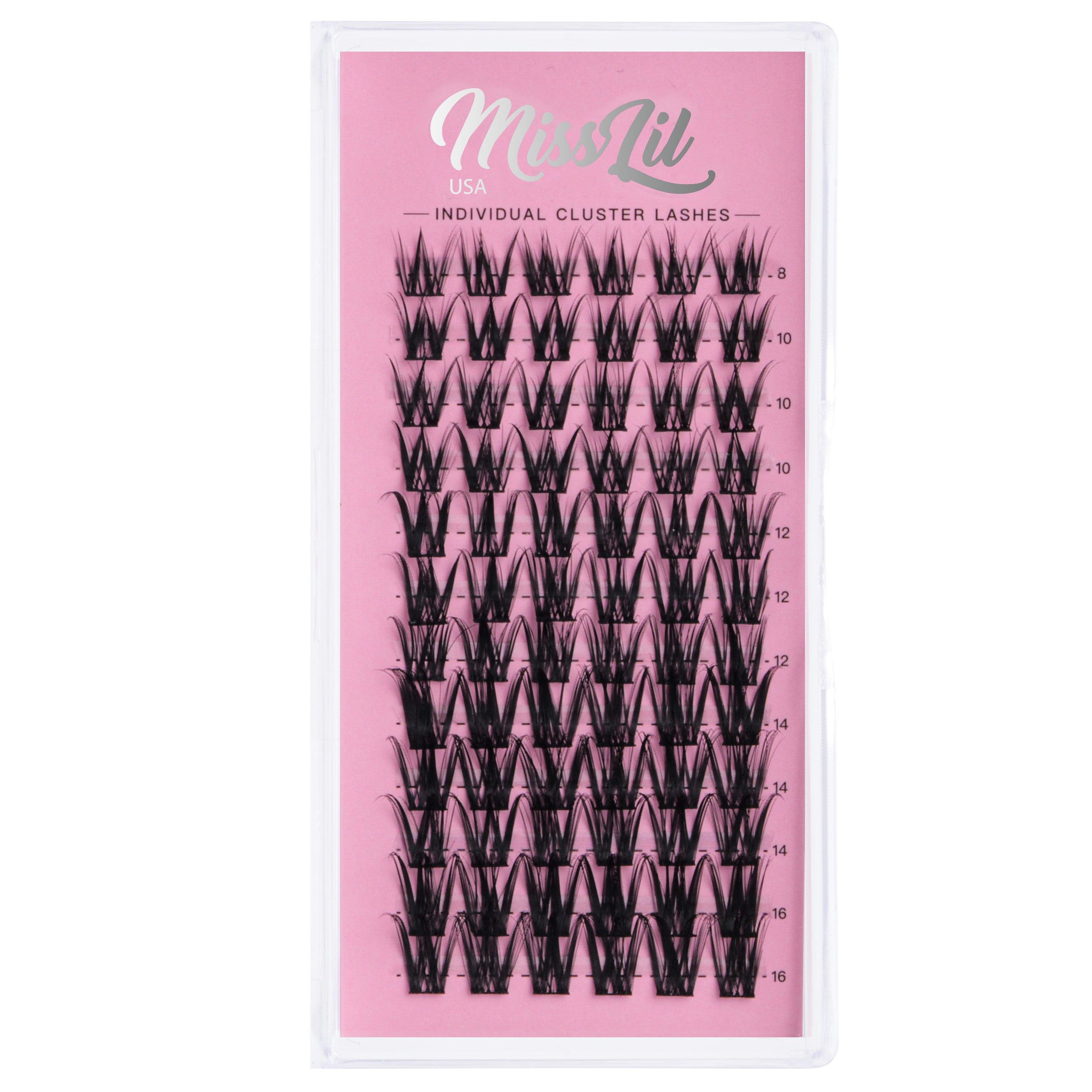 Individual Cluster Lashes AD-23 (Small Mixed Tray) - Miss Lil USA Wholesale