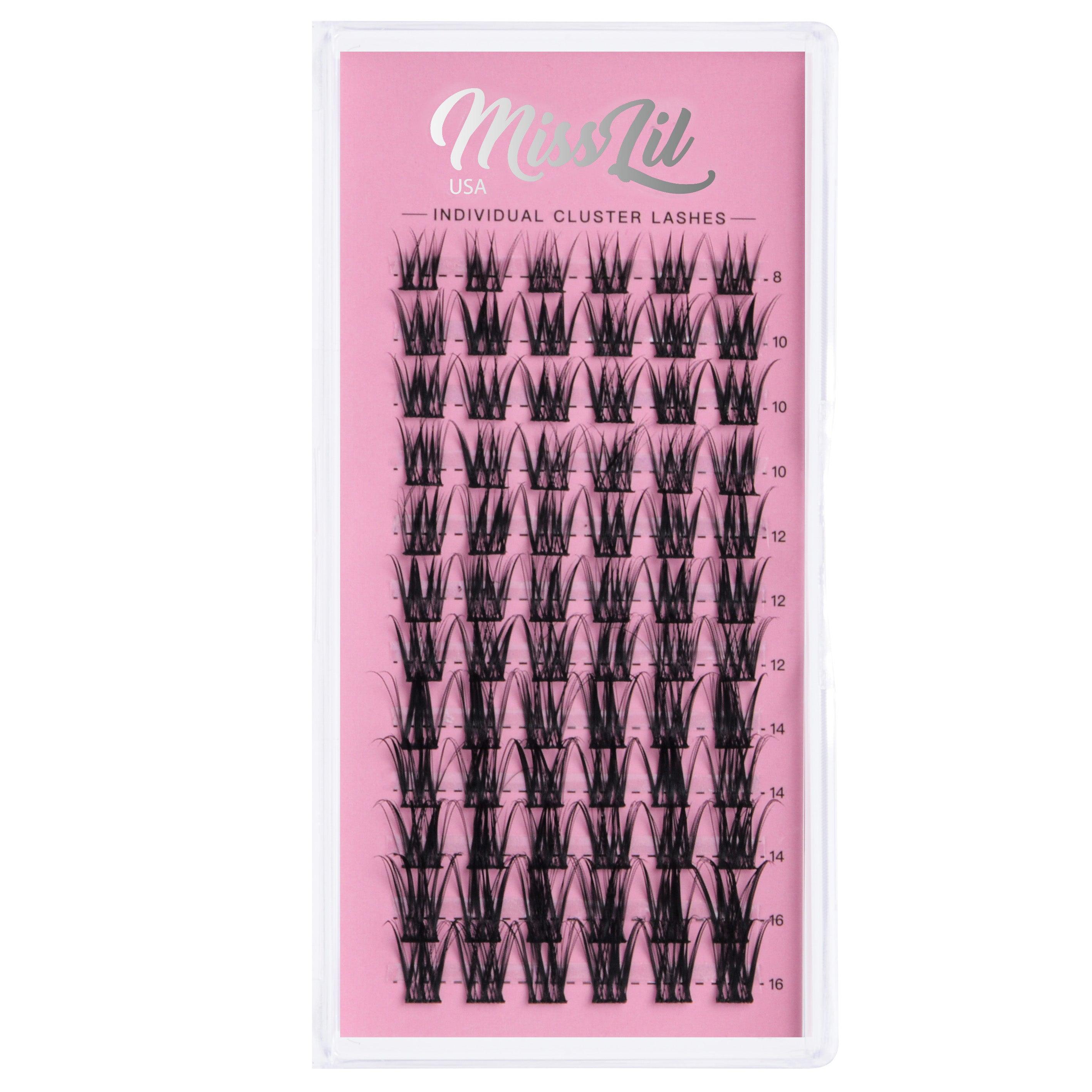 Individual Cluster Lashes AD-25 (Small Mixed Tray) - Miss Lil USA Wholesale