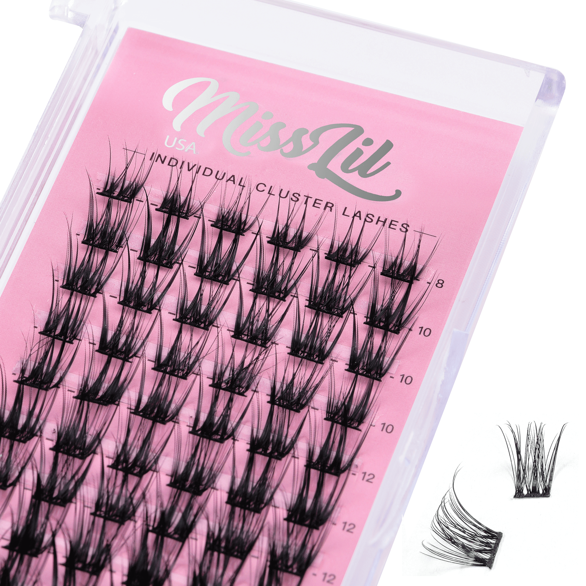 DIY Cluster Lashes AD-25 Small Tray - Miss Lil USA Wholesale