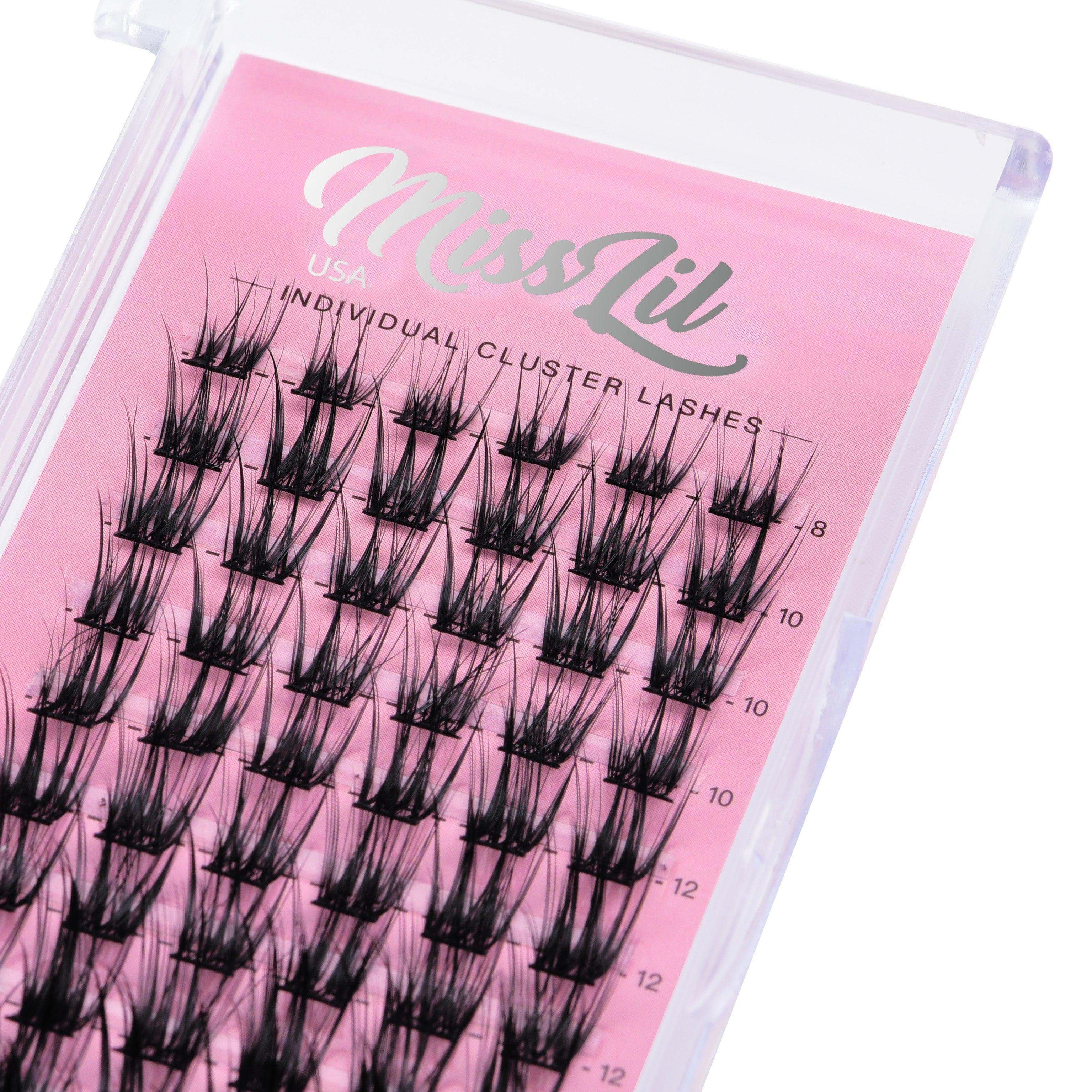 DIY Cluster Lashes AD-25 Small MIX Tray - Miss Lil USA Wholesale
