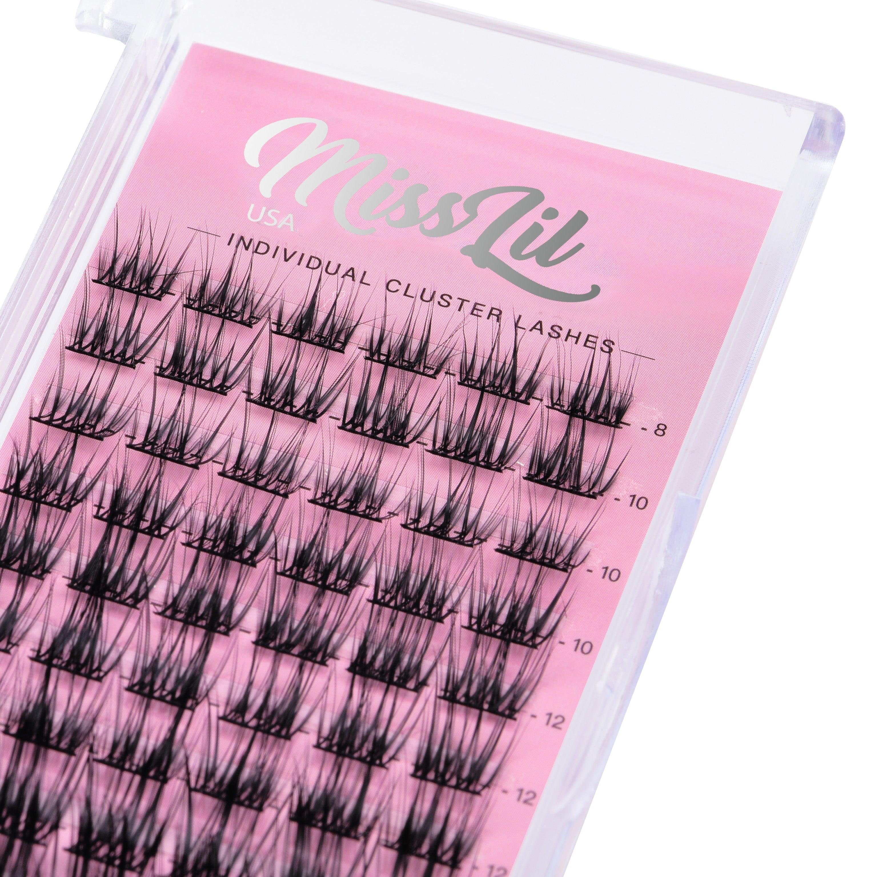 DIY Cluster Lashes AD-27 Small MIX Tray - Miss Lil USA Wholesale